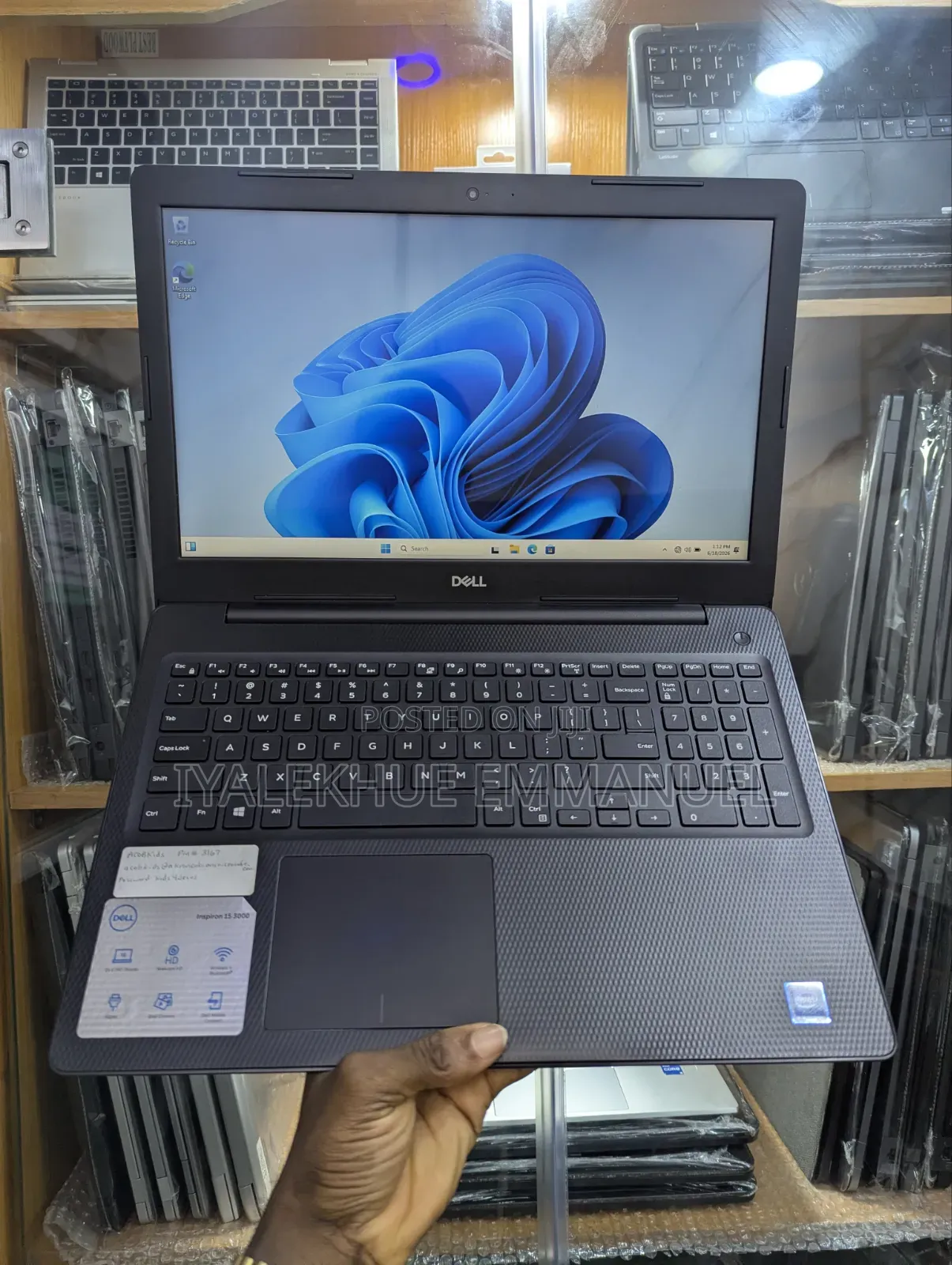 Laptop Dell Inspiron 15 3000 8GB Intel Celeron SSD 128GB