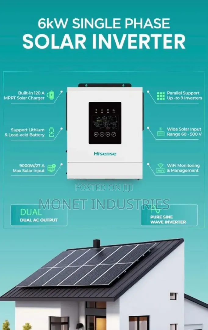 6.5kw 48v Hisense Hybrid Inverter