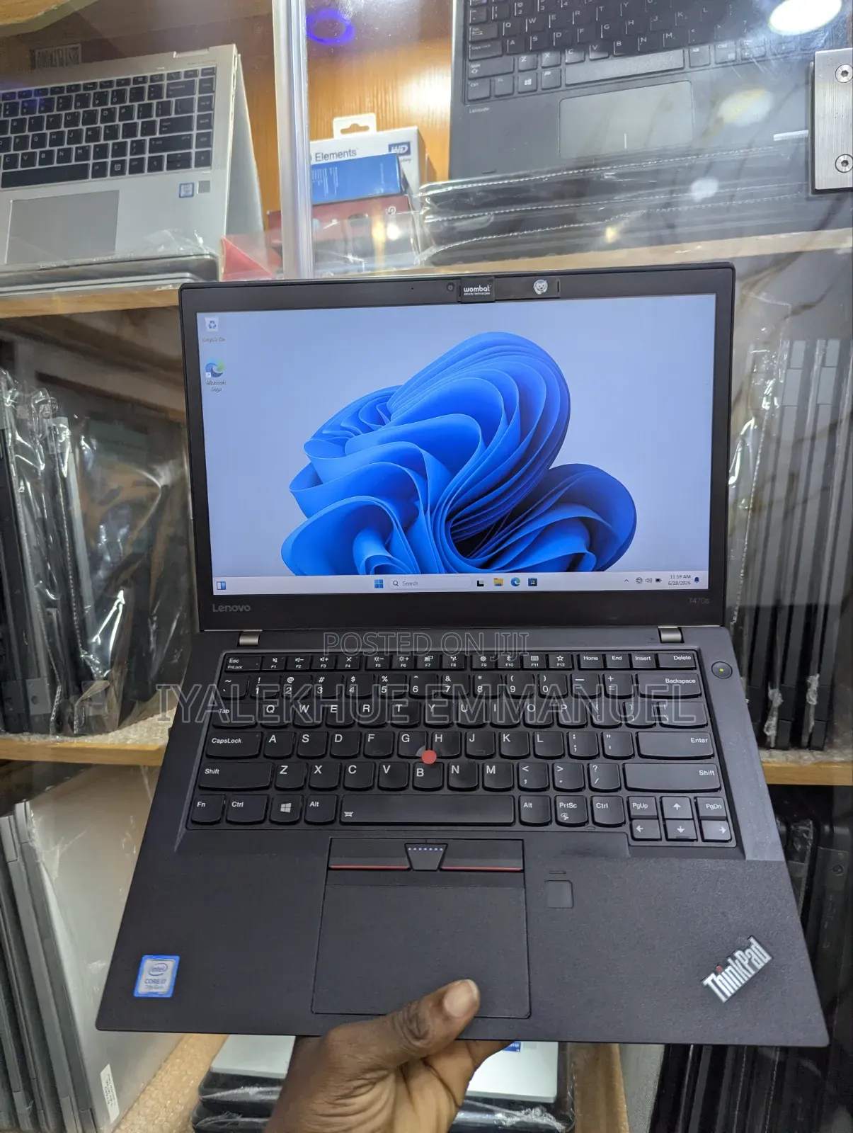 Laptop Lenovo ThinkPad T470s 8GB Intel Core i7 SSD 256GB