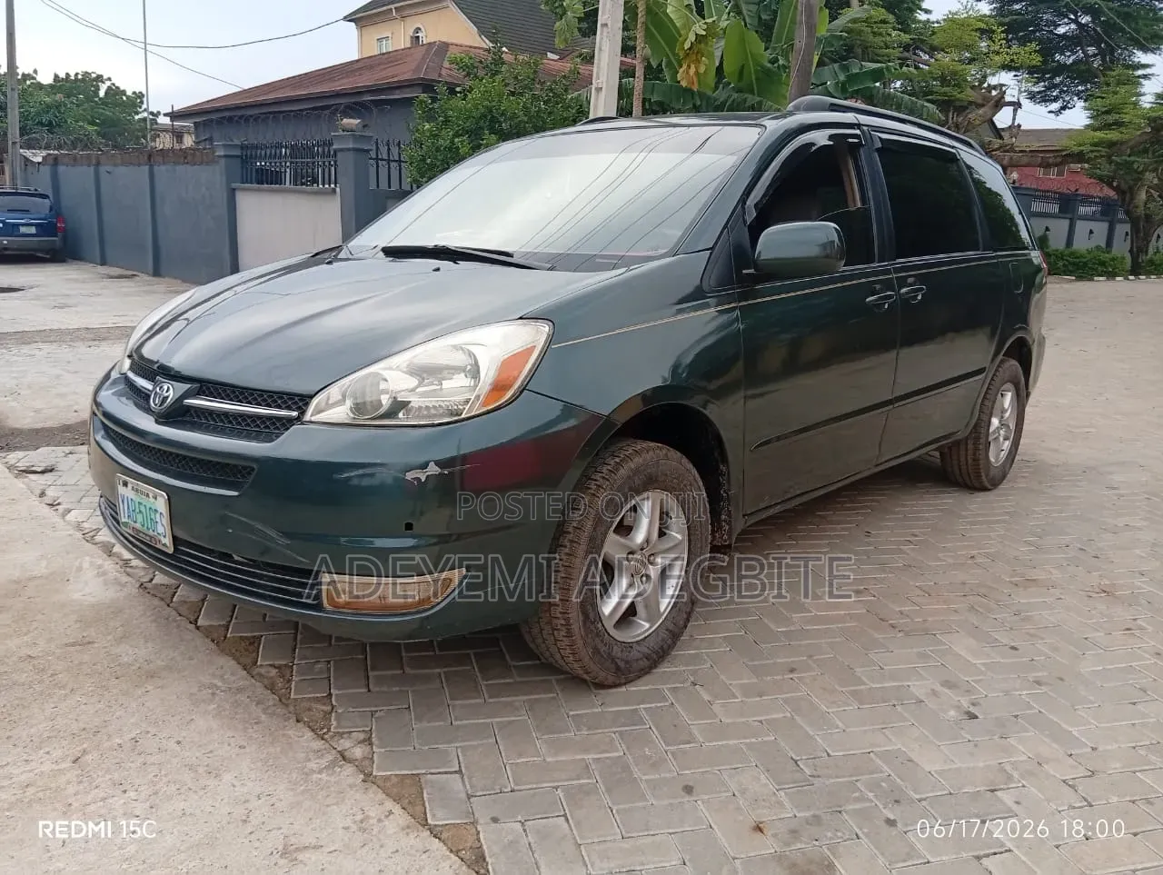 Toyota Sienna 2005 Green