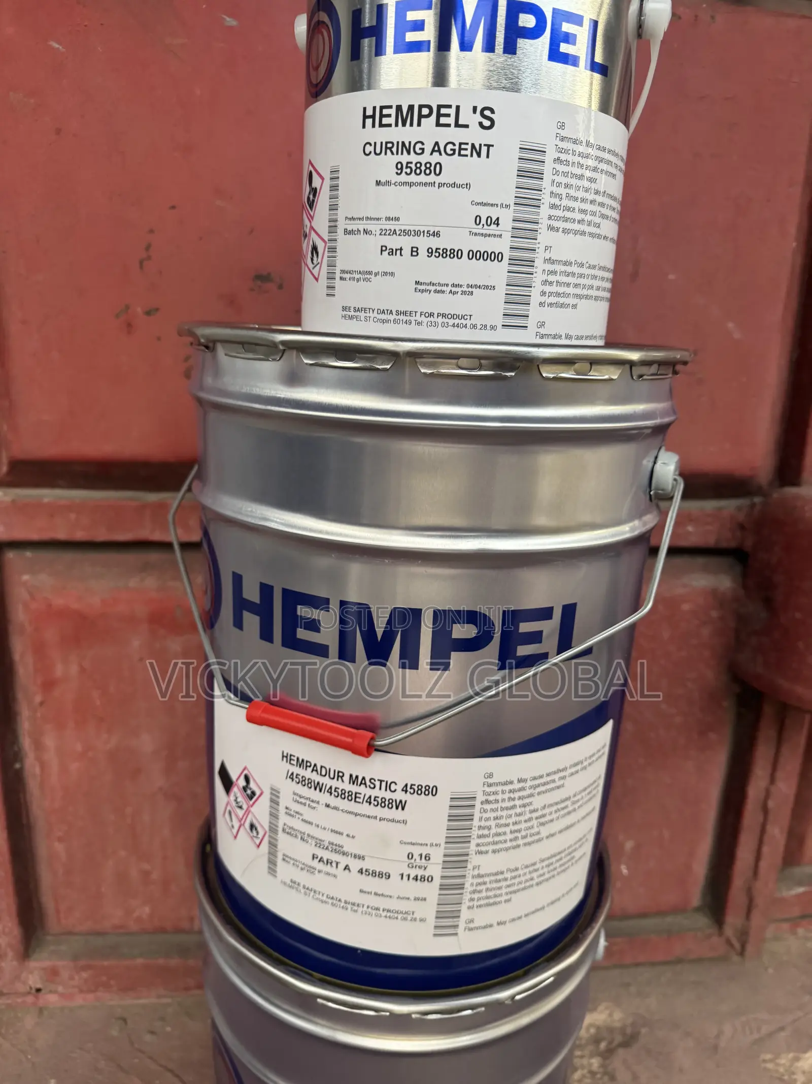 Hempadur Mastic 45880/4588w/4588e/4588w Comp A+B 20l
