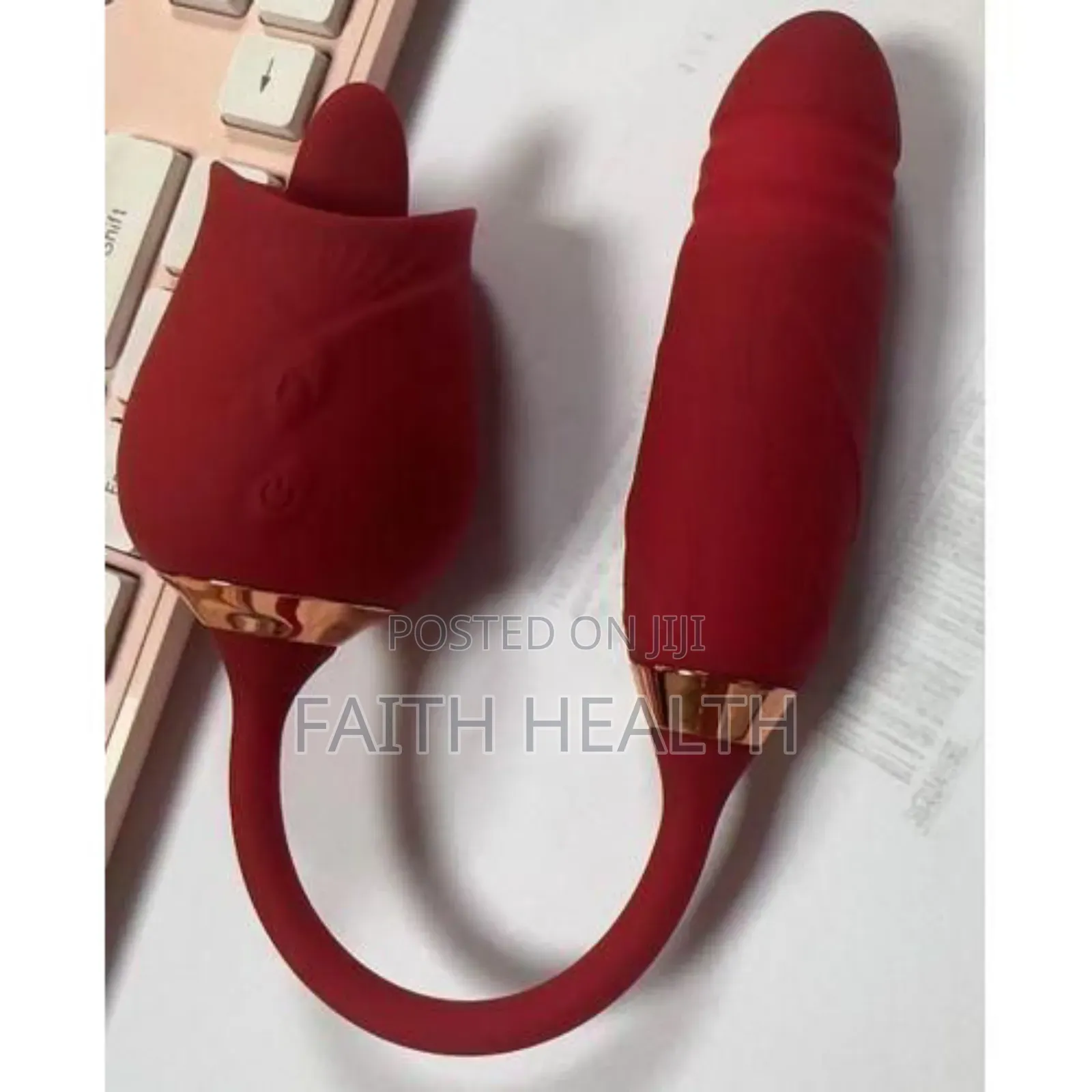 Automatic Telescopic Tongue Suck Licking Two in One Rose Vibrator
