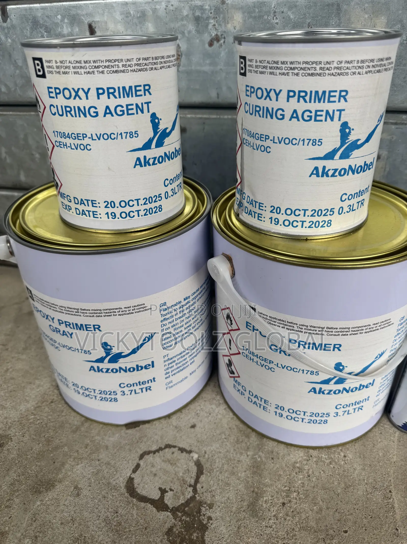 Akzonobel Epoxy Primer Paint A And B 4litres