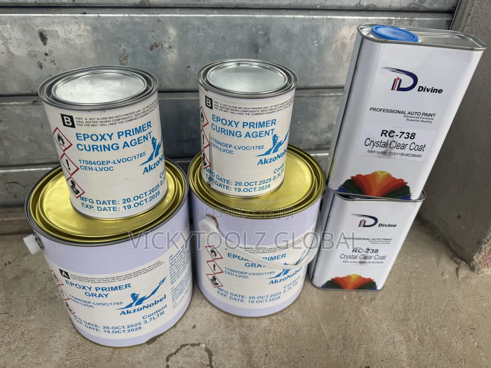 Akzonobel Epoxy Primer Curing Agent Comp A+B