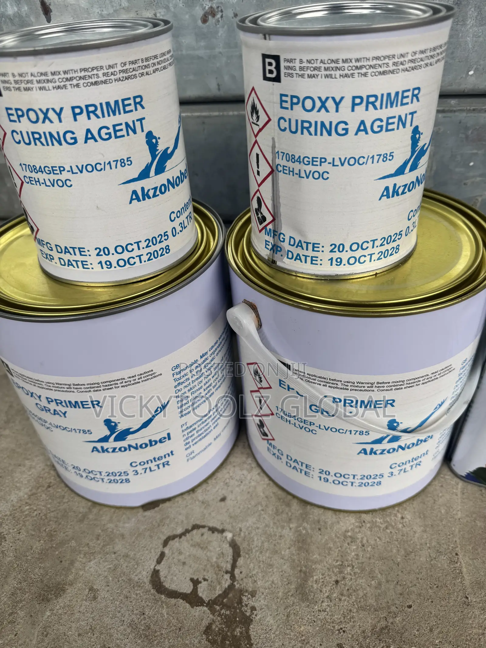 Akzonobel Epoxy Primer Curing Agent Comp A+B