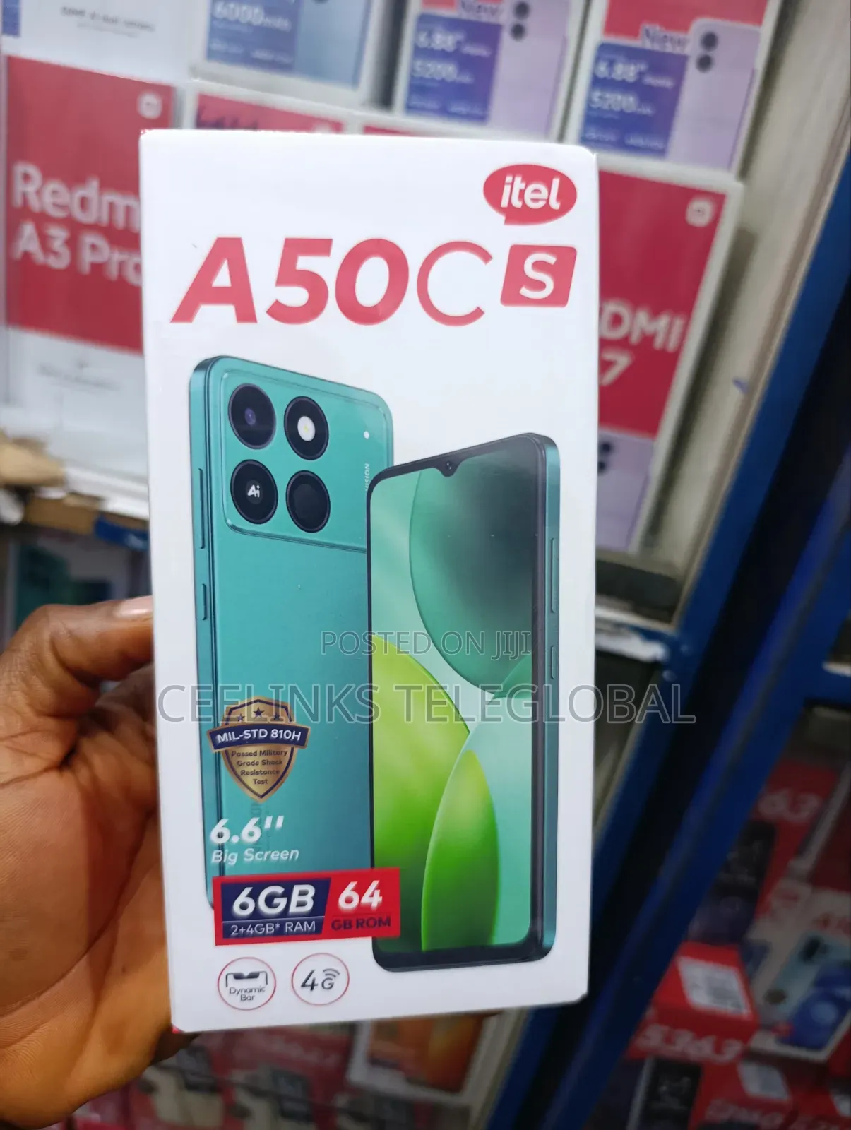 New Itel A50C 32 GB Green