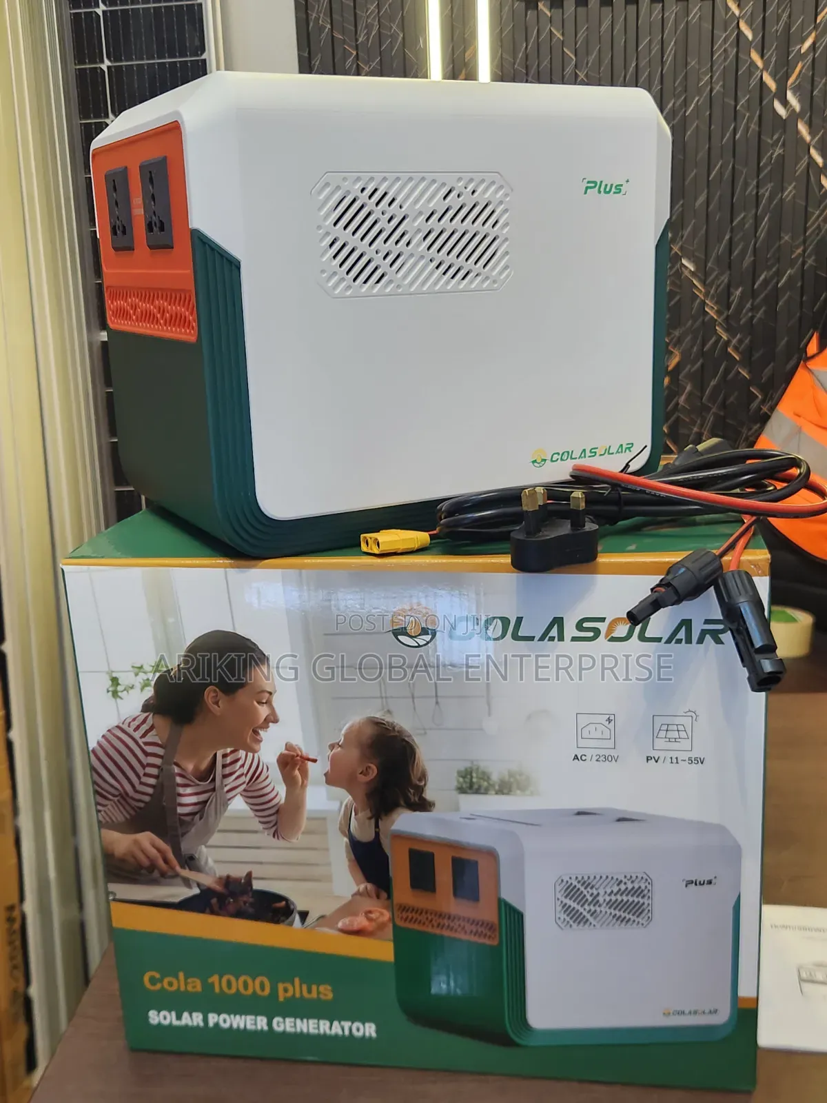 Colasolar 1000plus Solar Power Generator 500w Portable Power Station