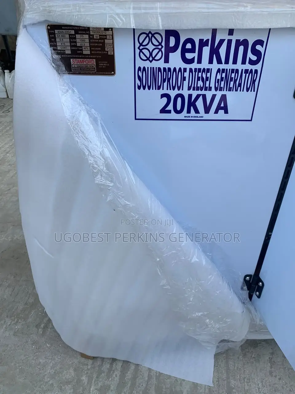 20kva Perkins Soundproof Is Available 100% Copper Coil