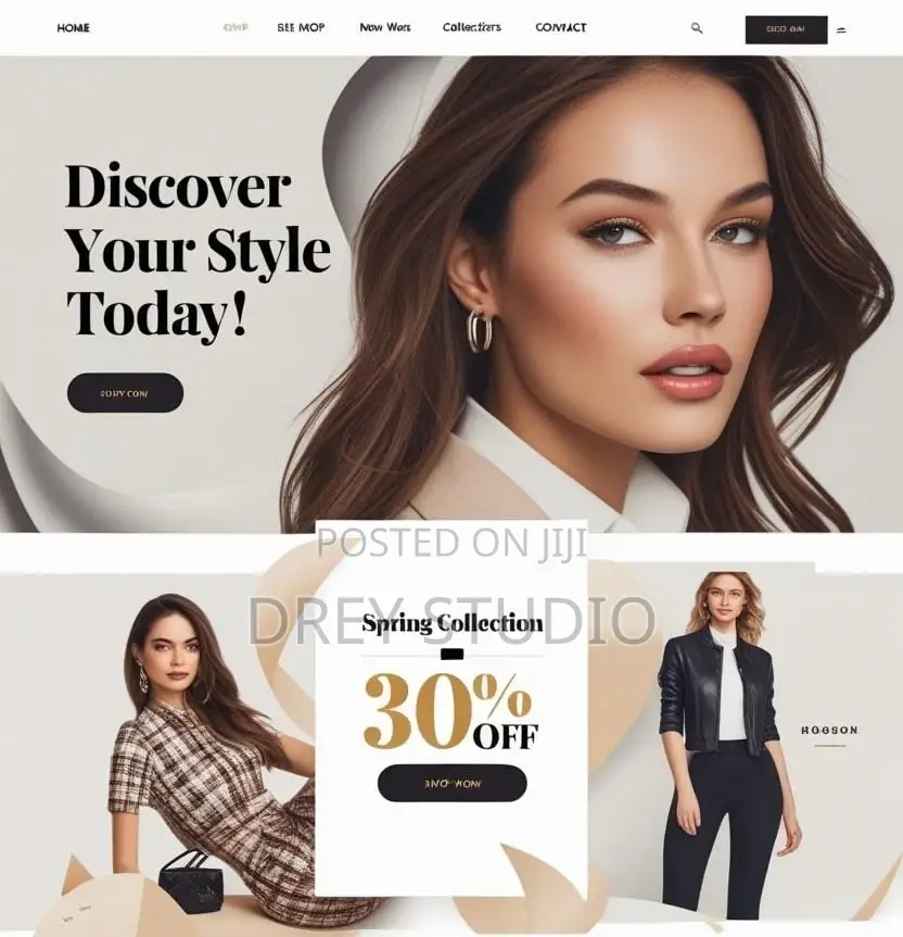 Online Store Website for Female Clothing Brands