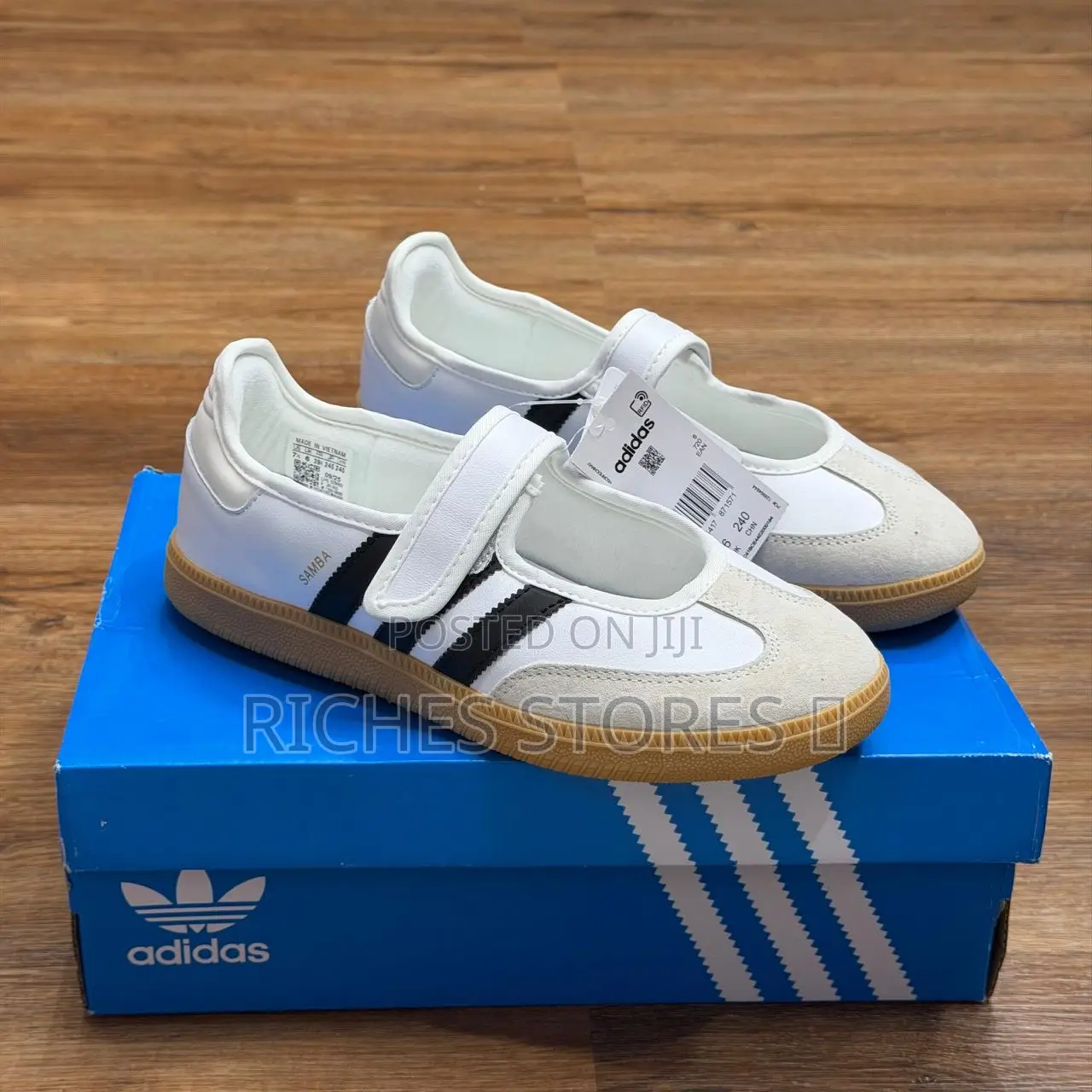 *Adidas Samba Jane “White” Luxury Sneakers *