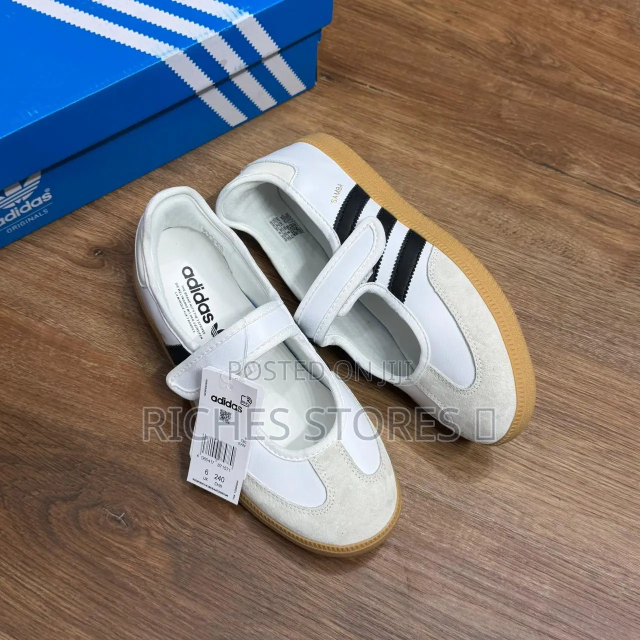 *Adidas Samba Jane “White” Luxury Sneakers *