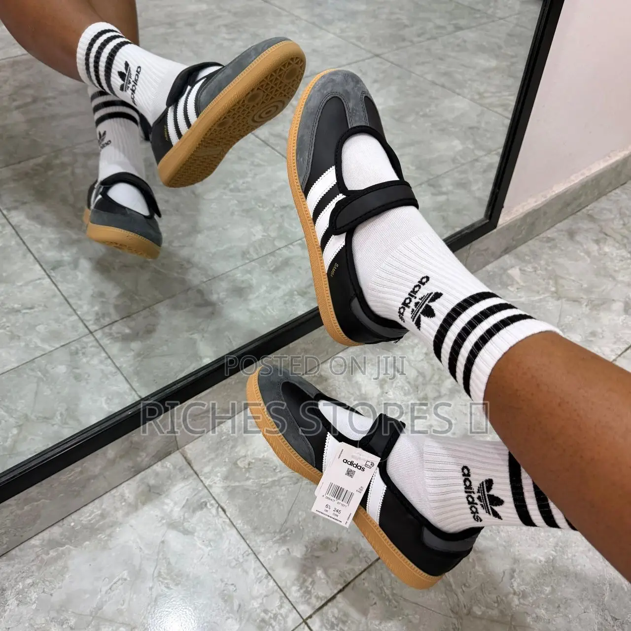 Adidas Samba Jane “Black” Luxury Sneakers *