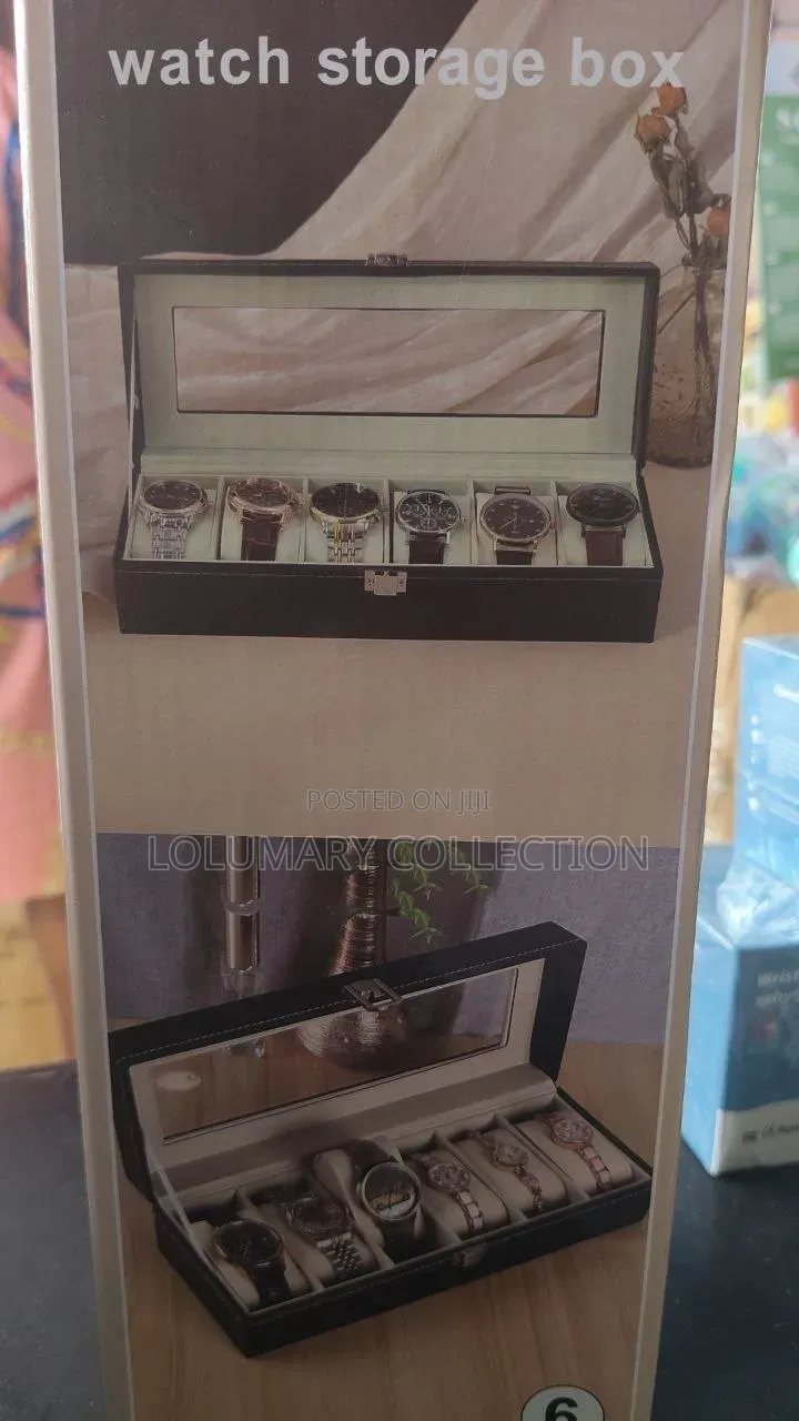6 Slot Wristwatch Organizer - Wristwatch Storage Box