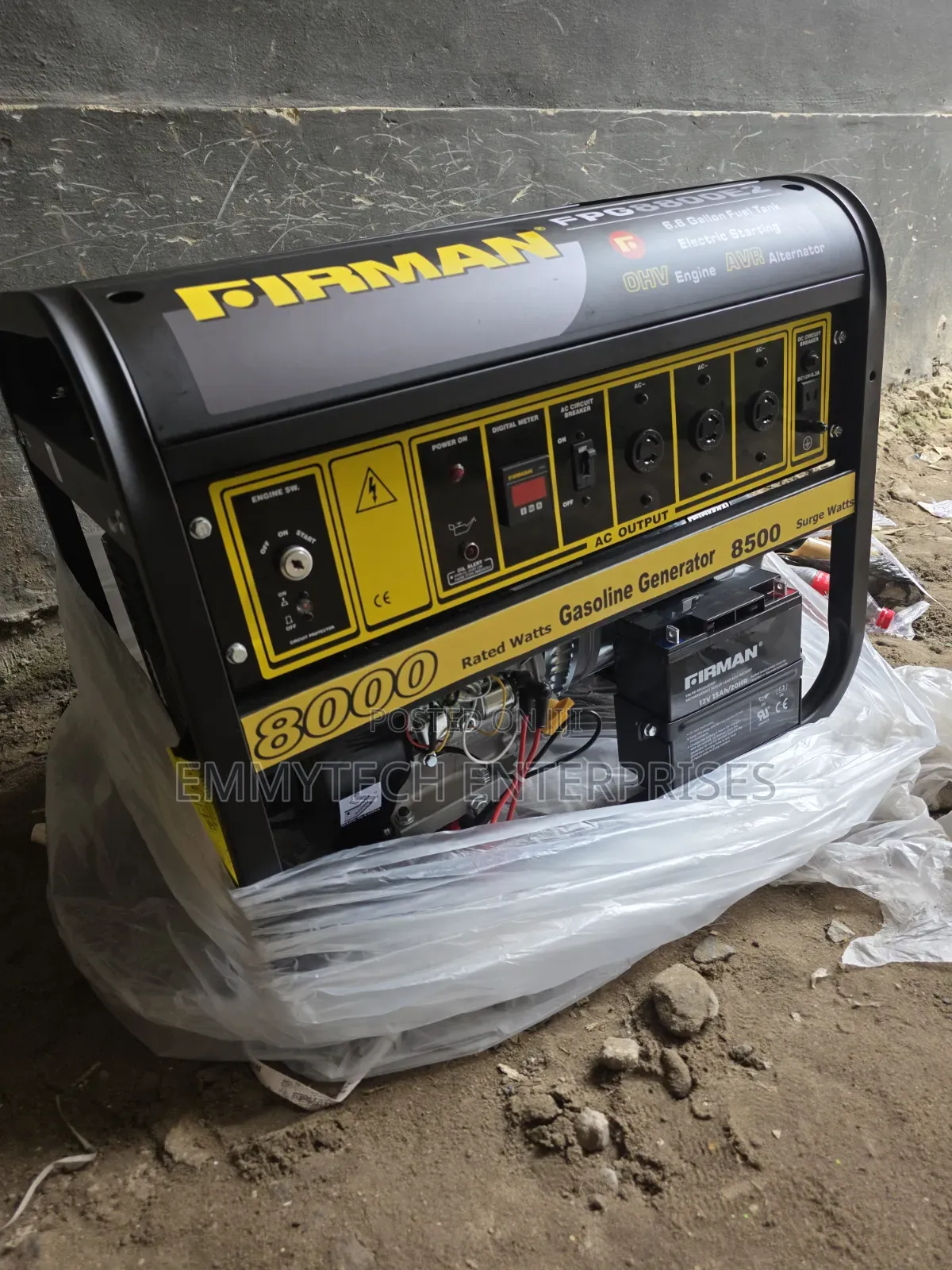 Come I Have 8.5kva Firman Black Petrol Gen 100%Copper Coil