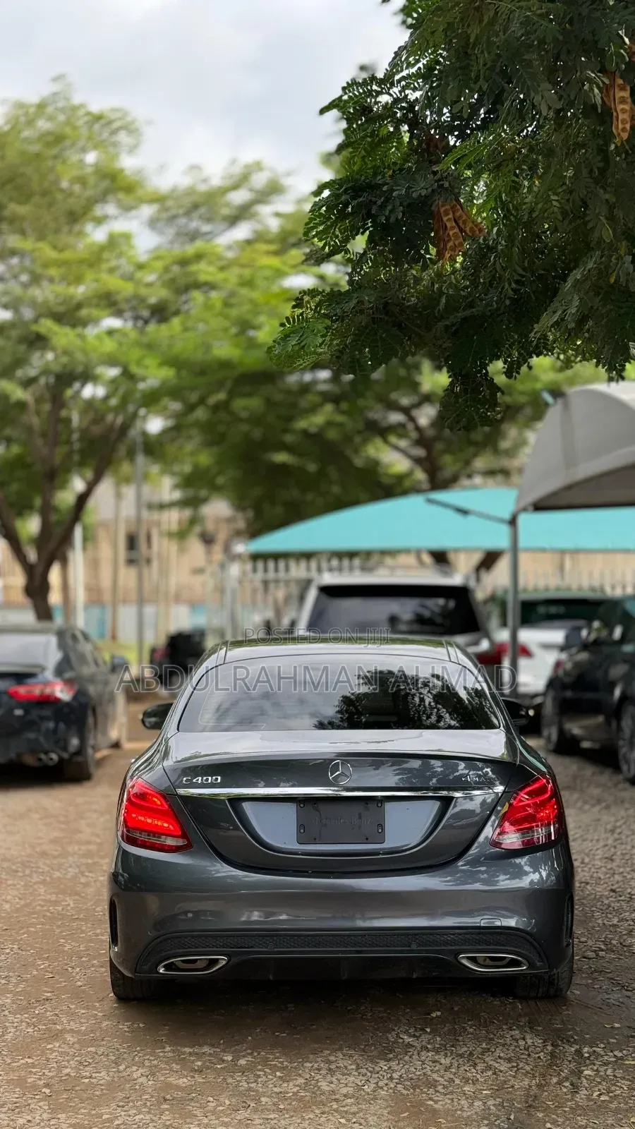 Mercedes-Benz C400 4Matic AWD Sedan (3.0L V6 7A) 2015 Gray