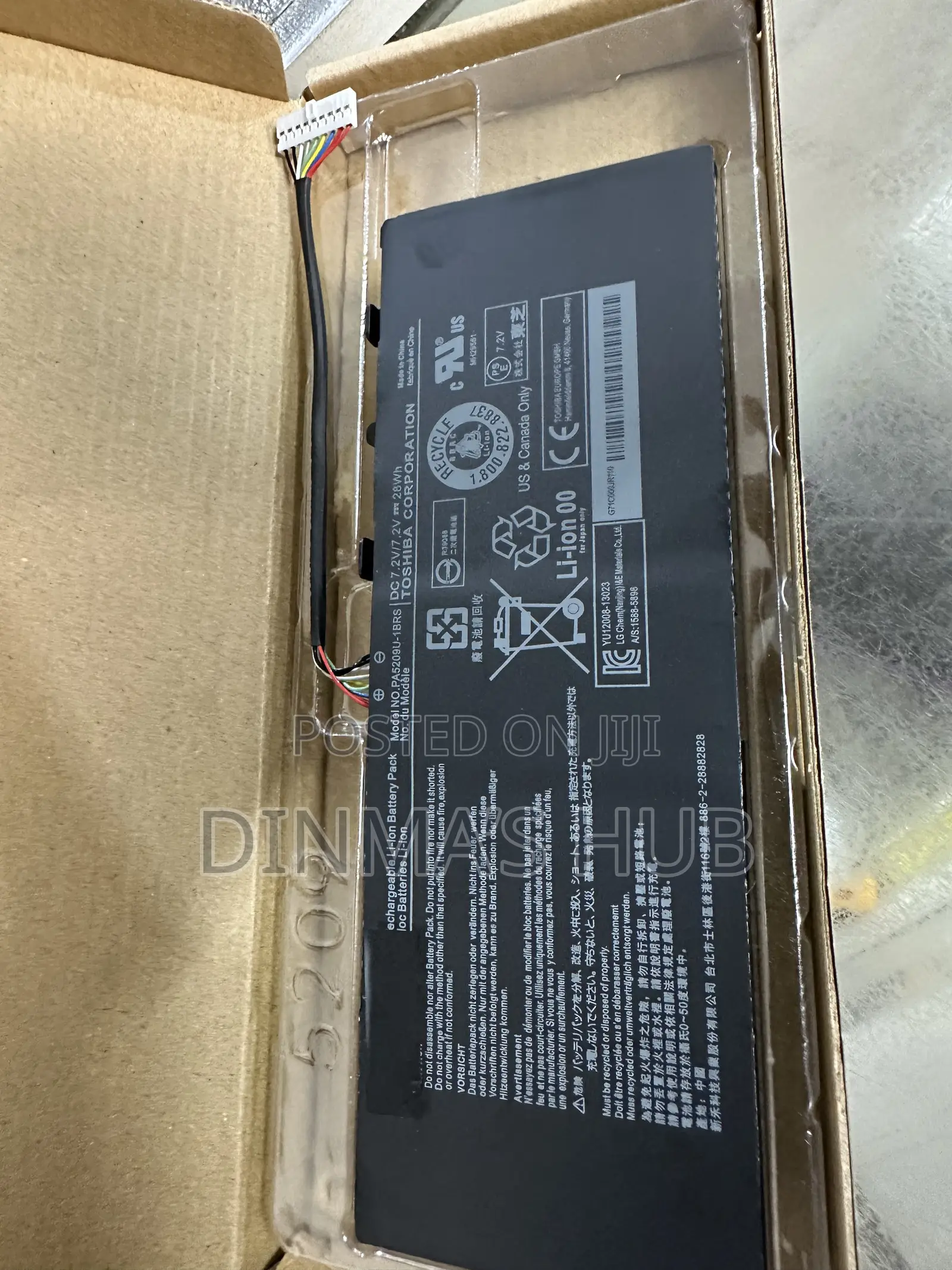 Toshiba Pa5209u Latop Battery