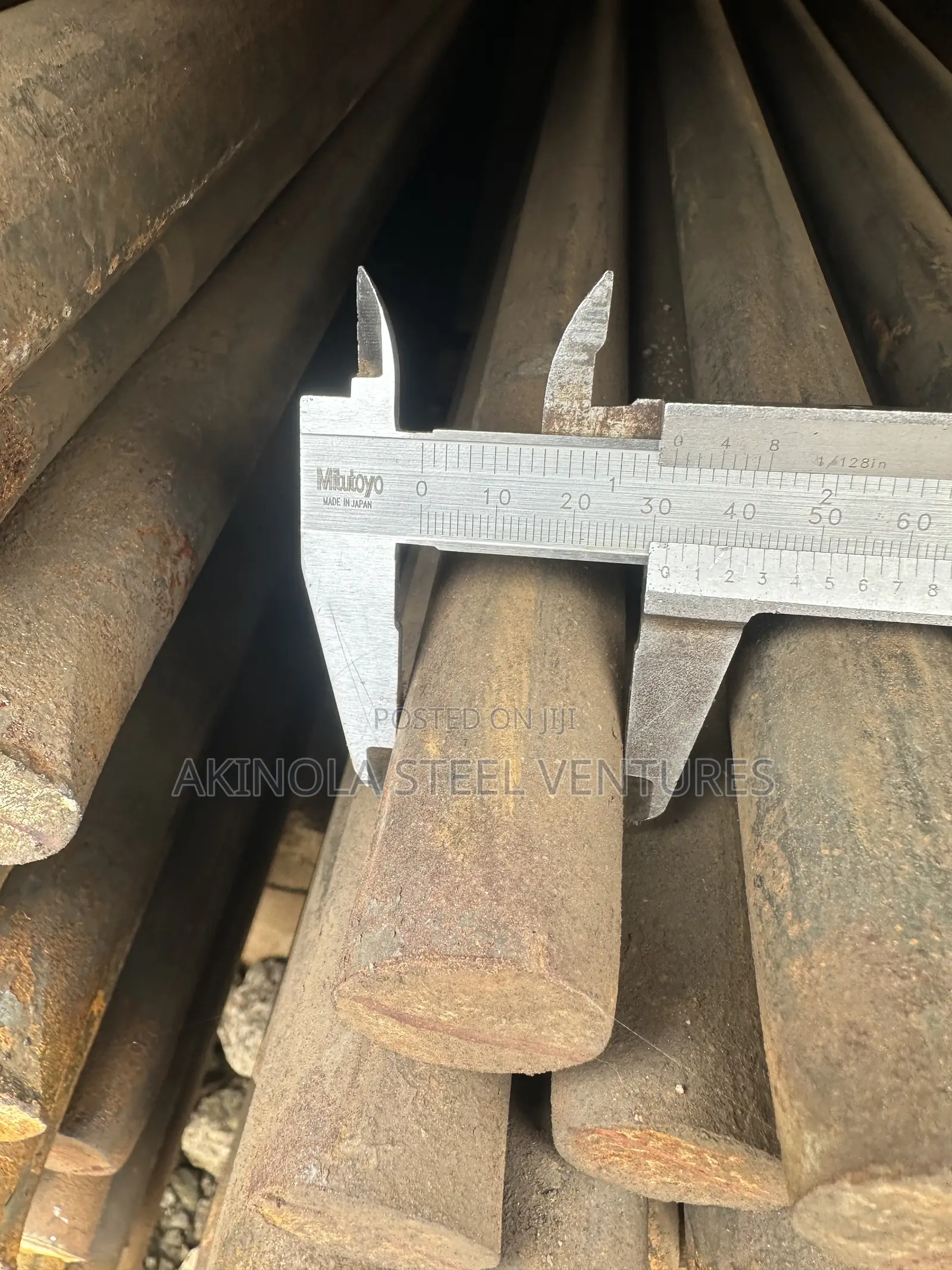 32mm Mild Steel Plain Rod (Carbon Steel) by 6meters