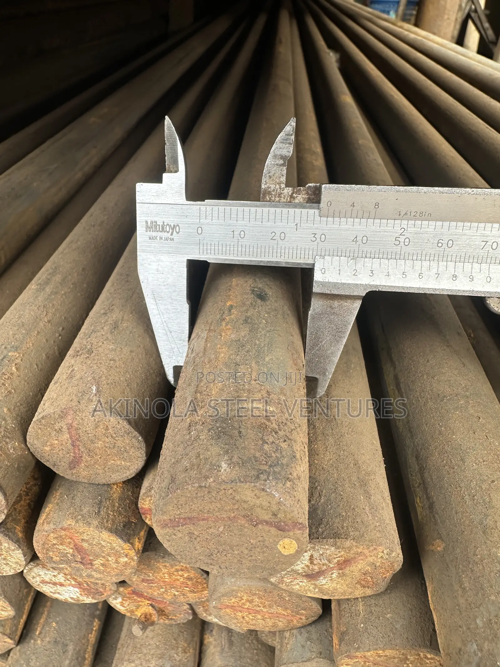 32mm Mild Steel Plain Rod (Carbon Steel) by 6meters