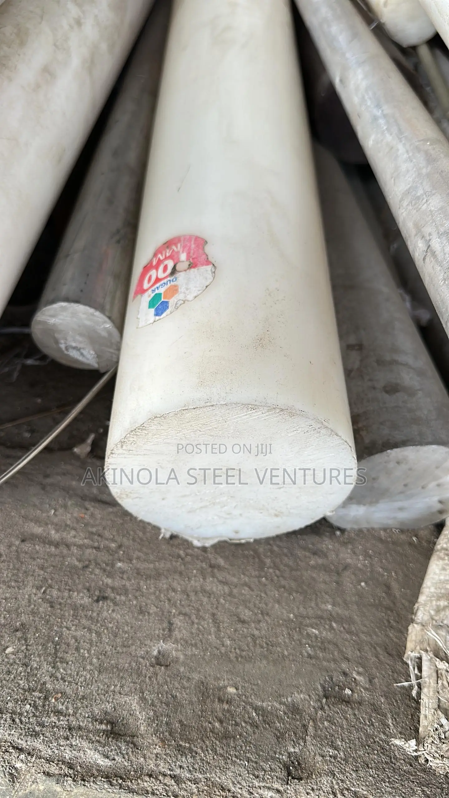 100mm Teflon Rod by 1000mm