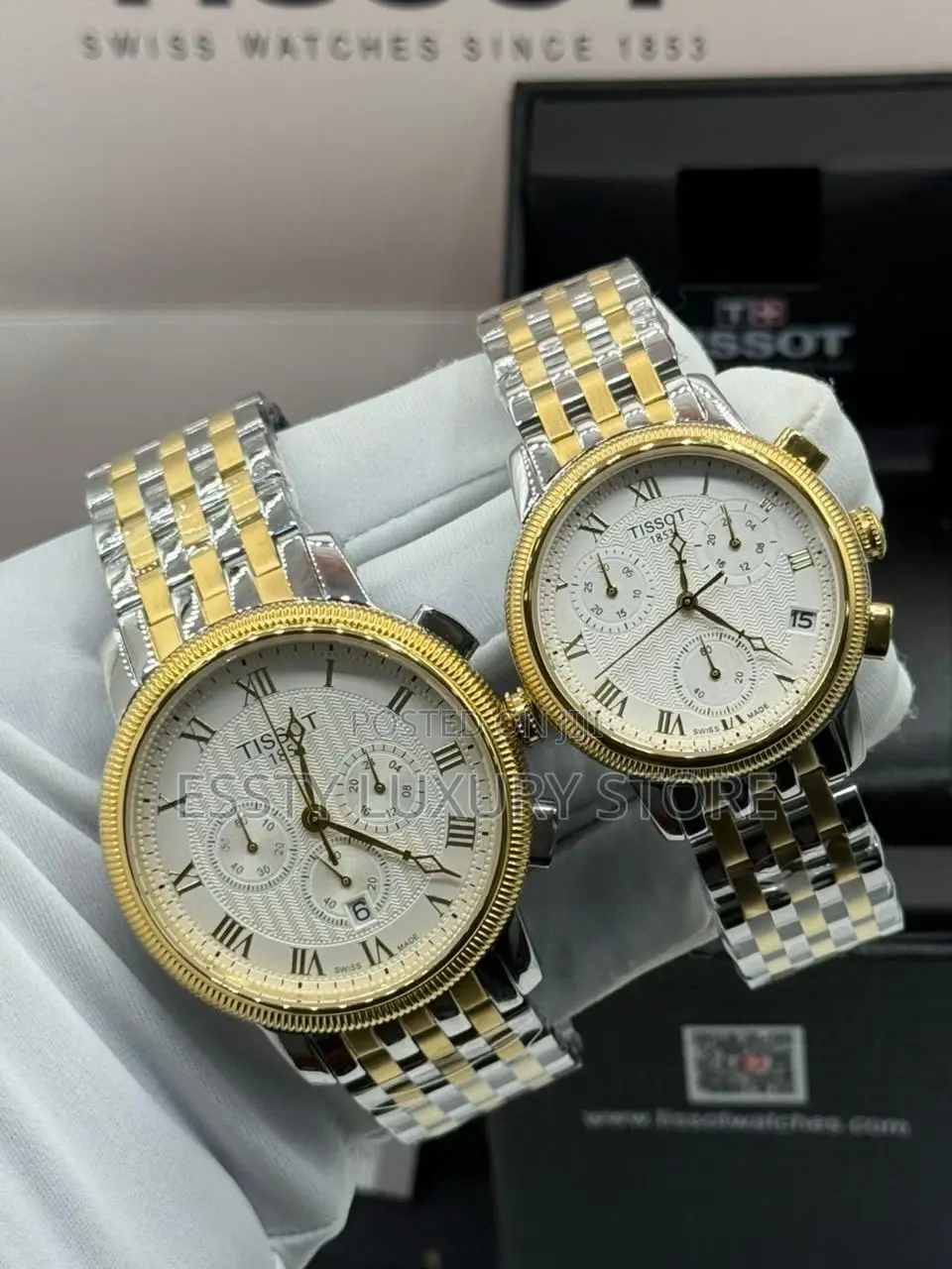 Automatic Tissot Quality Luxury Couple Chain Wristwatch