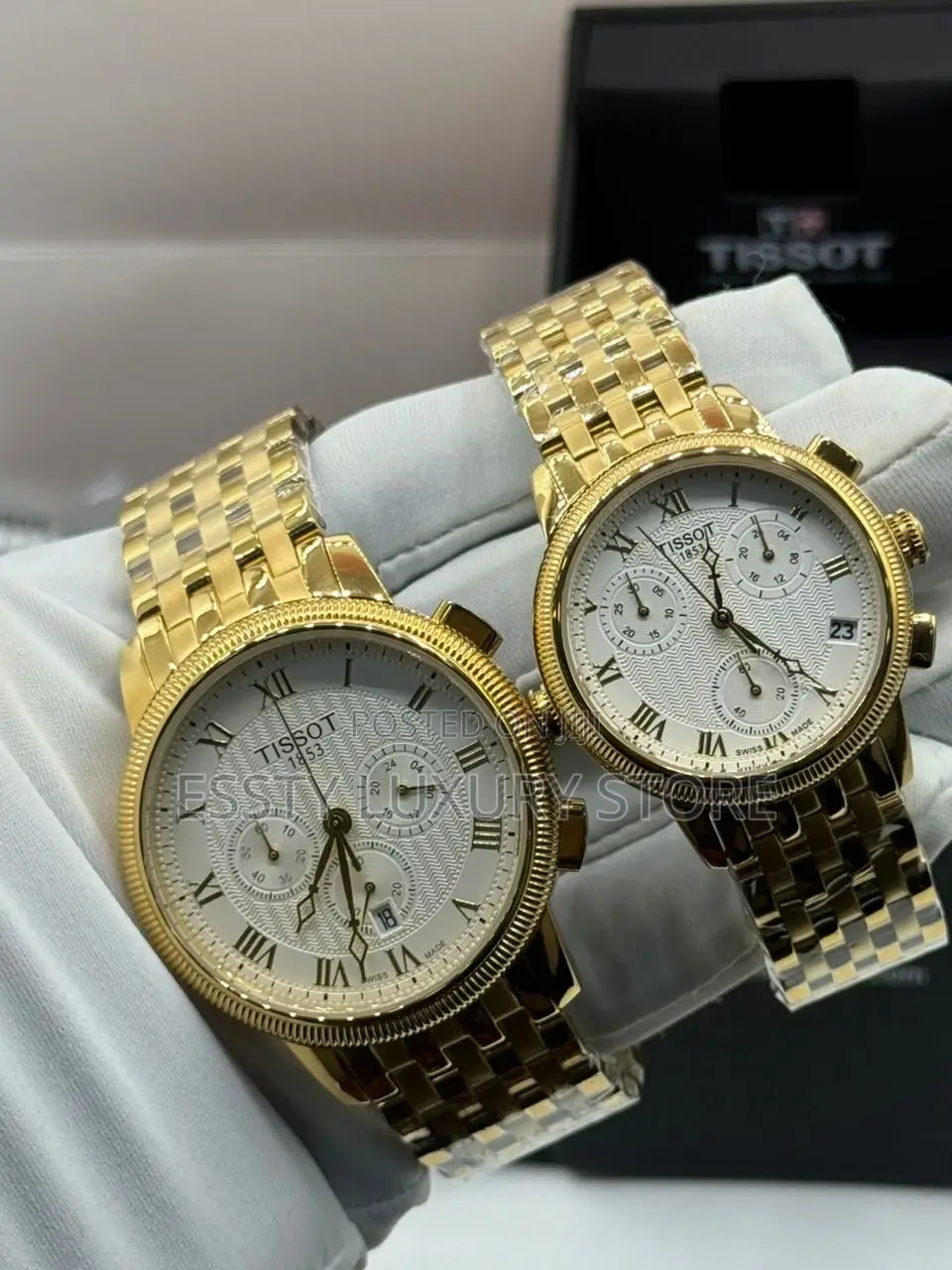 Automatic Tissot Quality Luxury Couple Chain Wristwatch