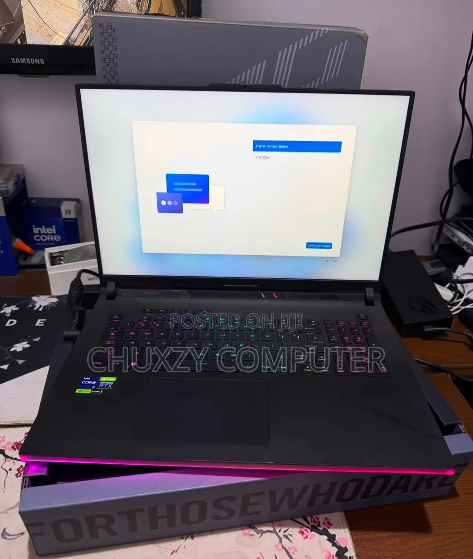 New Laptop Asus ROG Strix SCAR Edition 32GB Intel Core i9 SSD 2T