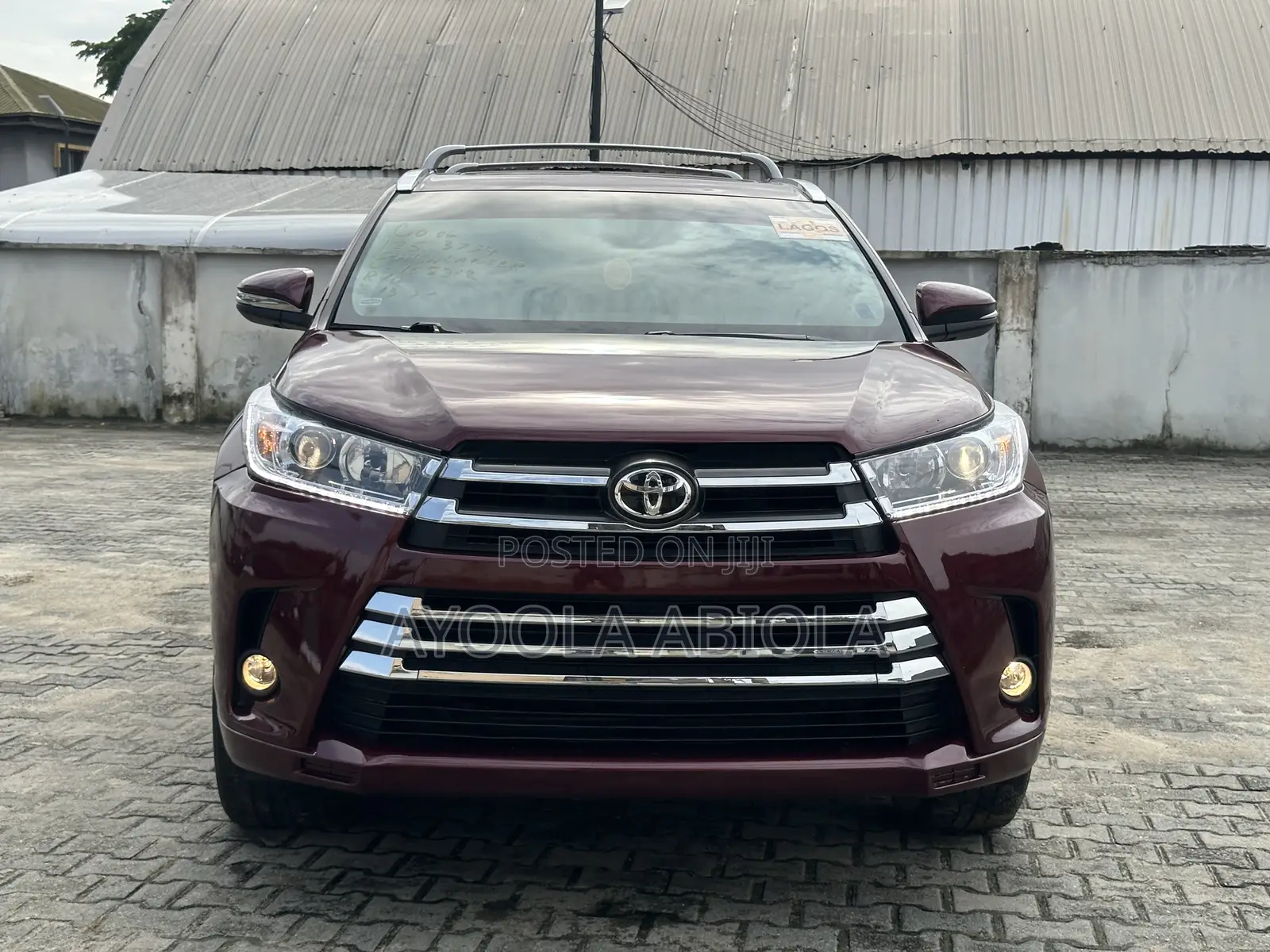 Toyota Highlander Limited V6 4x4 (3.5L 6cyl 6A) 2016 Burgundy