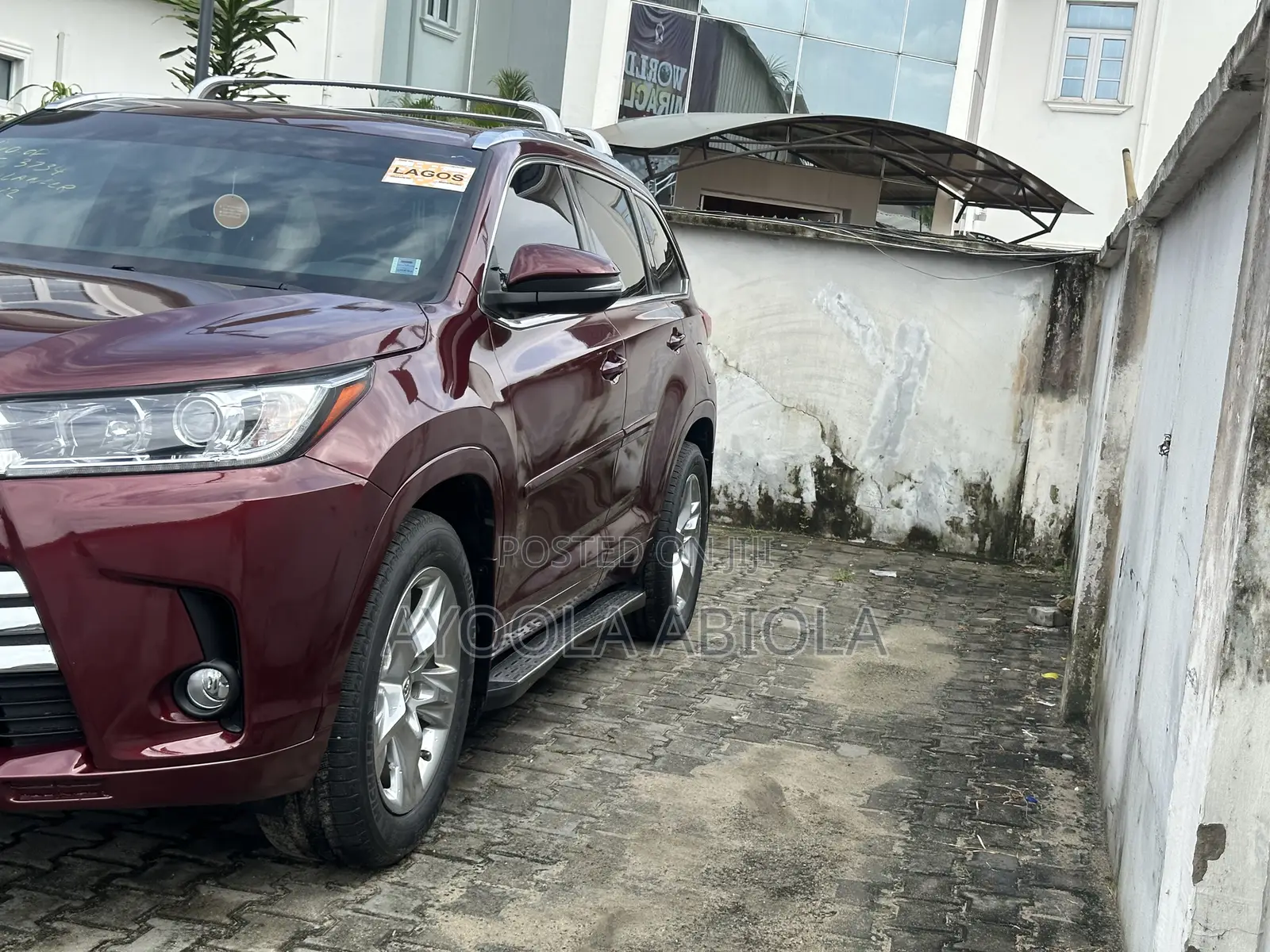 Toyota Highlander Limited V6 4x4 (3.5L 6cyl 6A) 2016 Burgundy