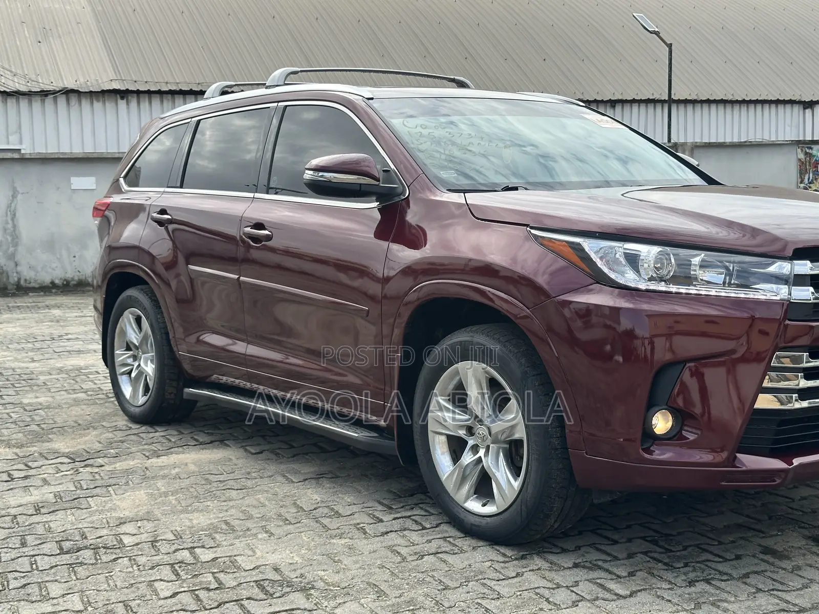 Toyota Highlander Limited V6 4x4 (3.5L 6cyl 6A) 2016 Burgundy
