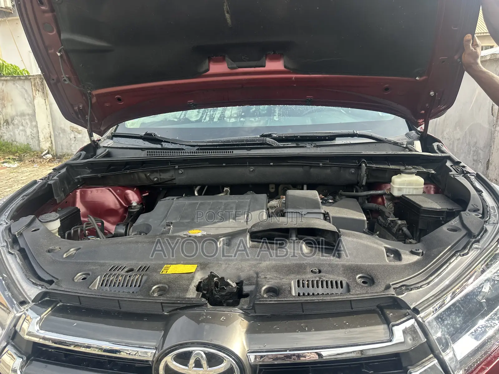 Toyota Highlander Limited V6 4x4 (3.5L 6cyl 6A) 2016 Burgundy