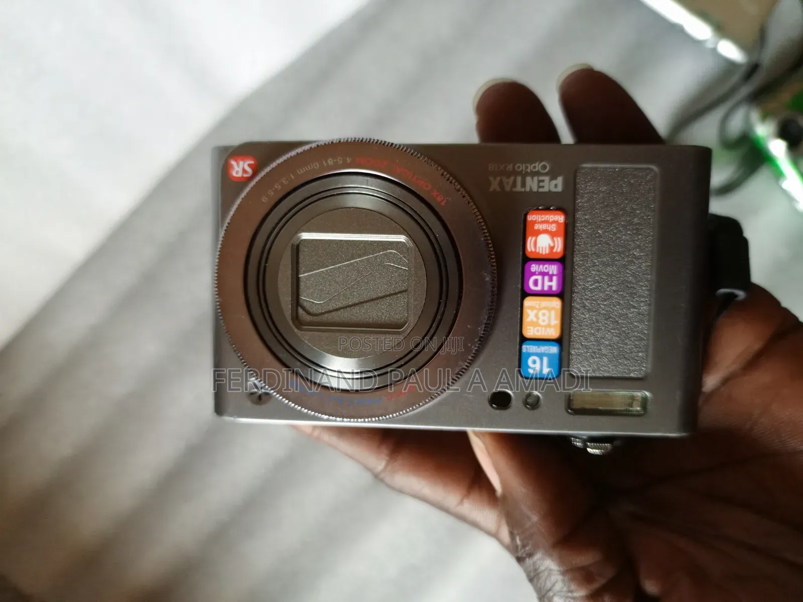 Pentax Digital Photo Video Camera for Vintage Passport Snapping