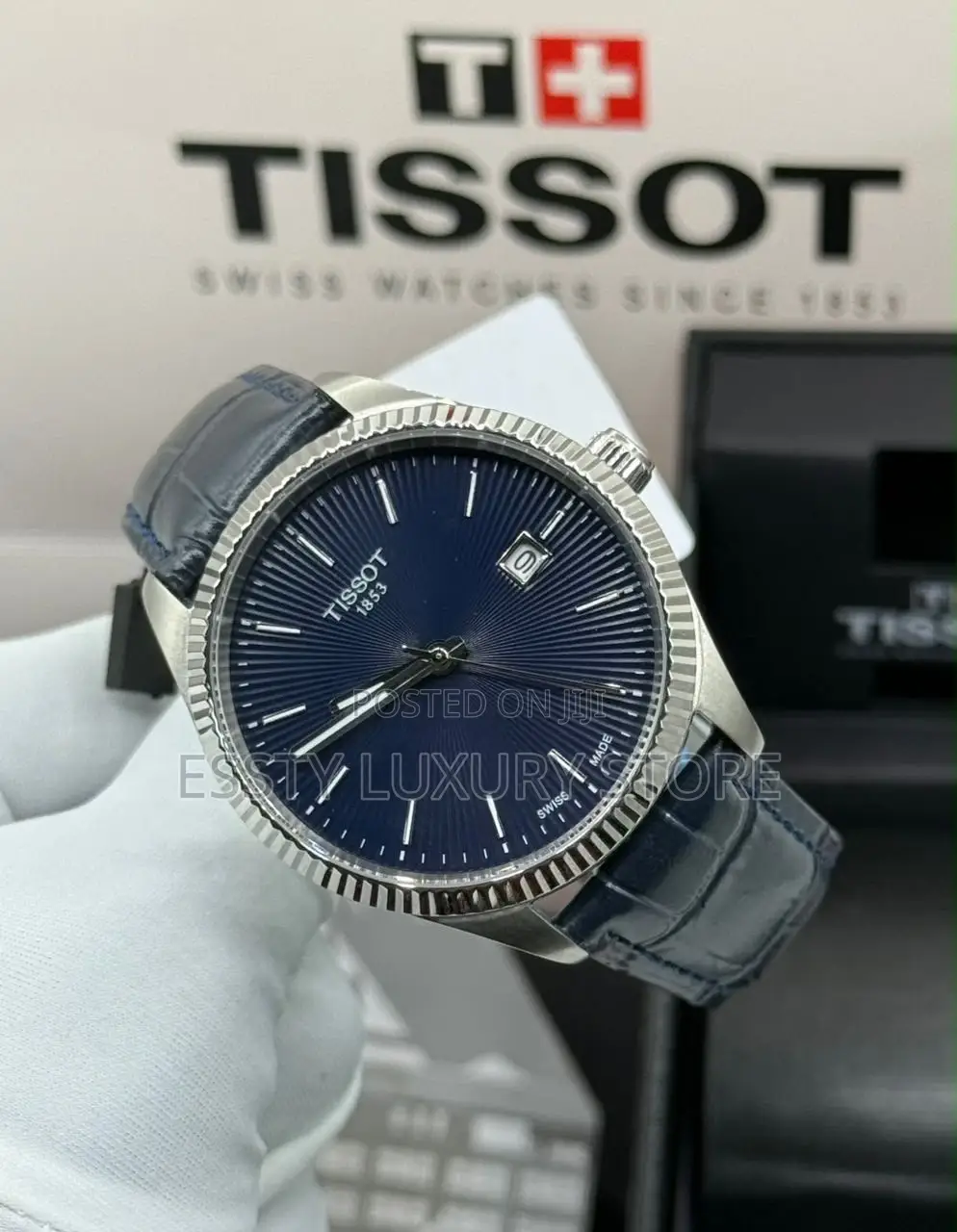 Tissot Quality Luxury Men Genuine Leather Wristwatch