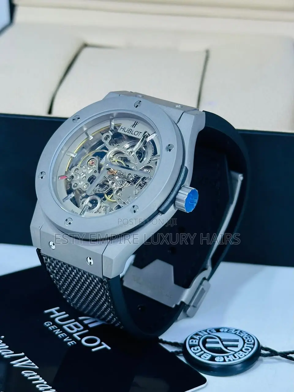 Automatic Hublot Rubber Wristwatch