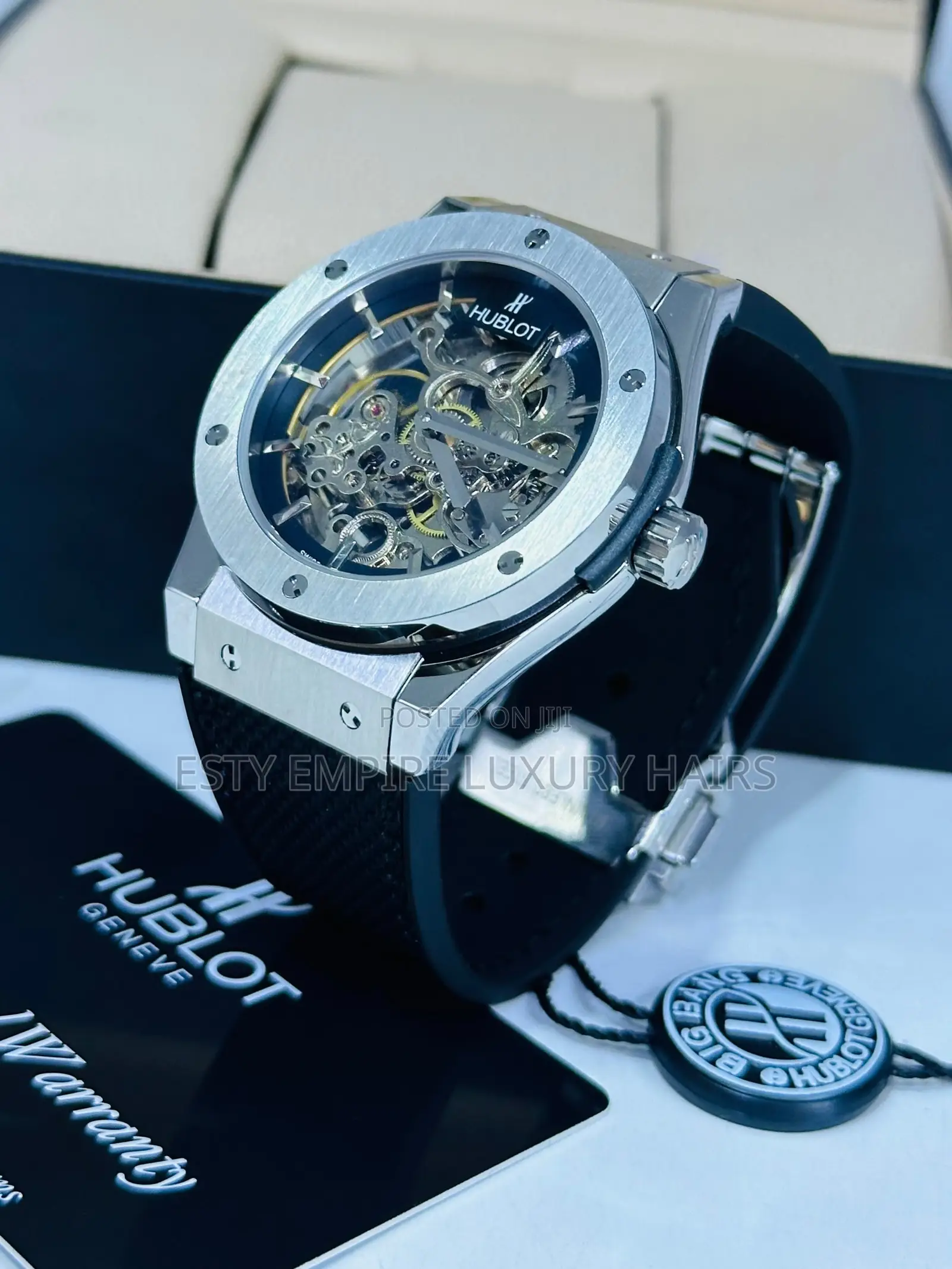 Automatic Hublot Rubber Wristwatch
