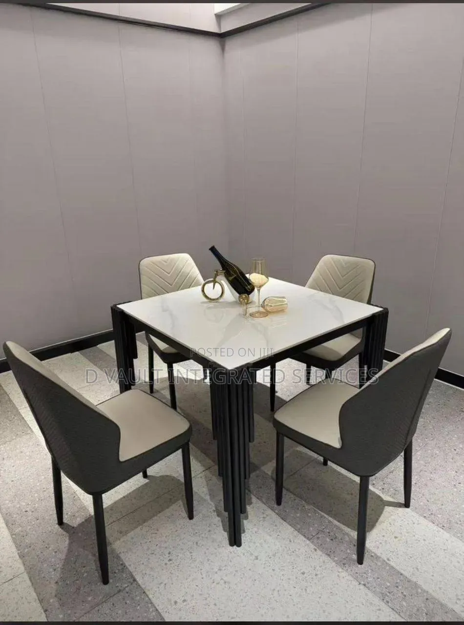 4 Seater Deluxe Marble Dining.