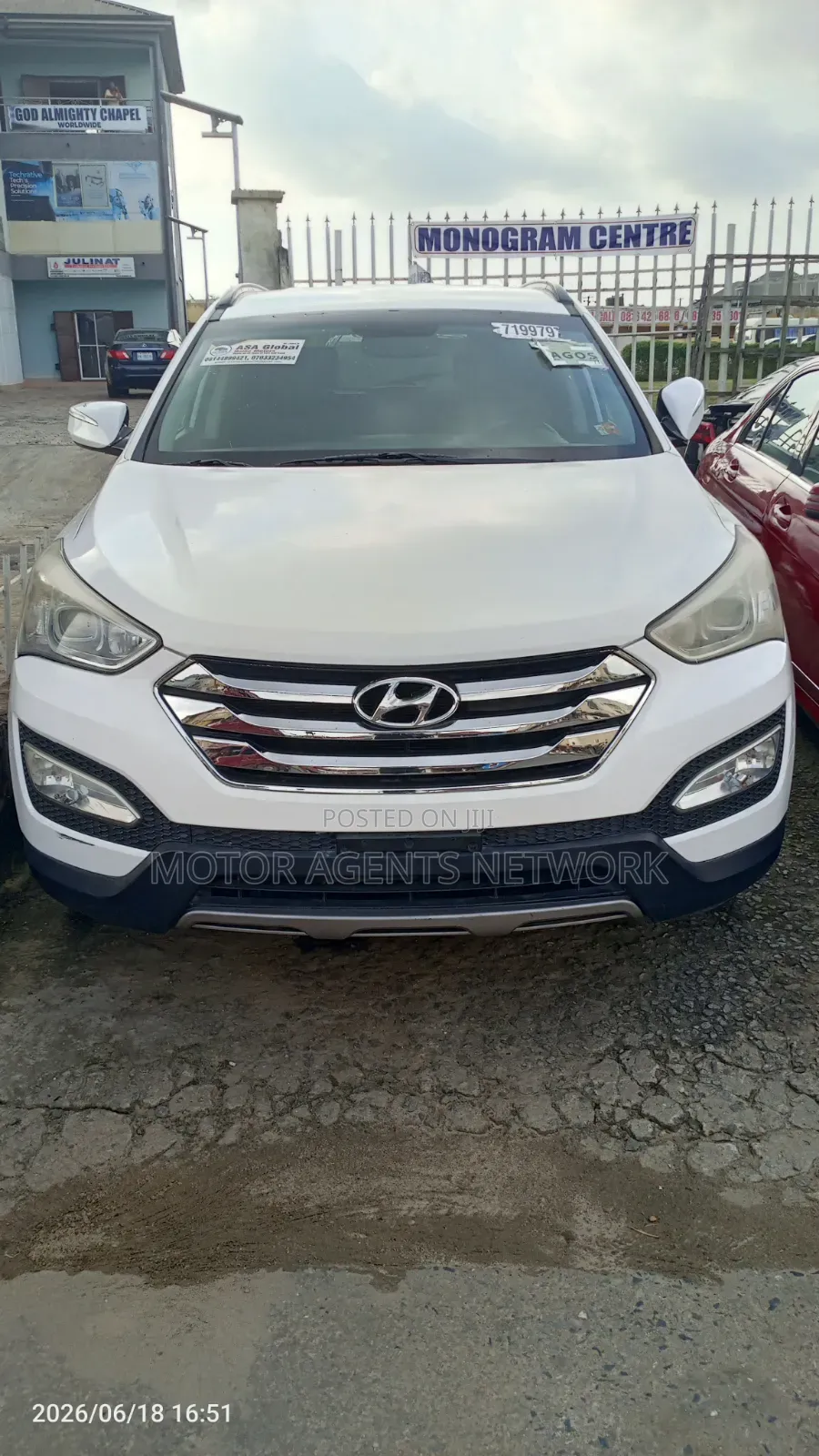 Hyundai Santa Fe 2014 White