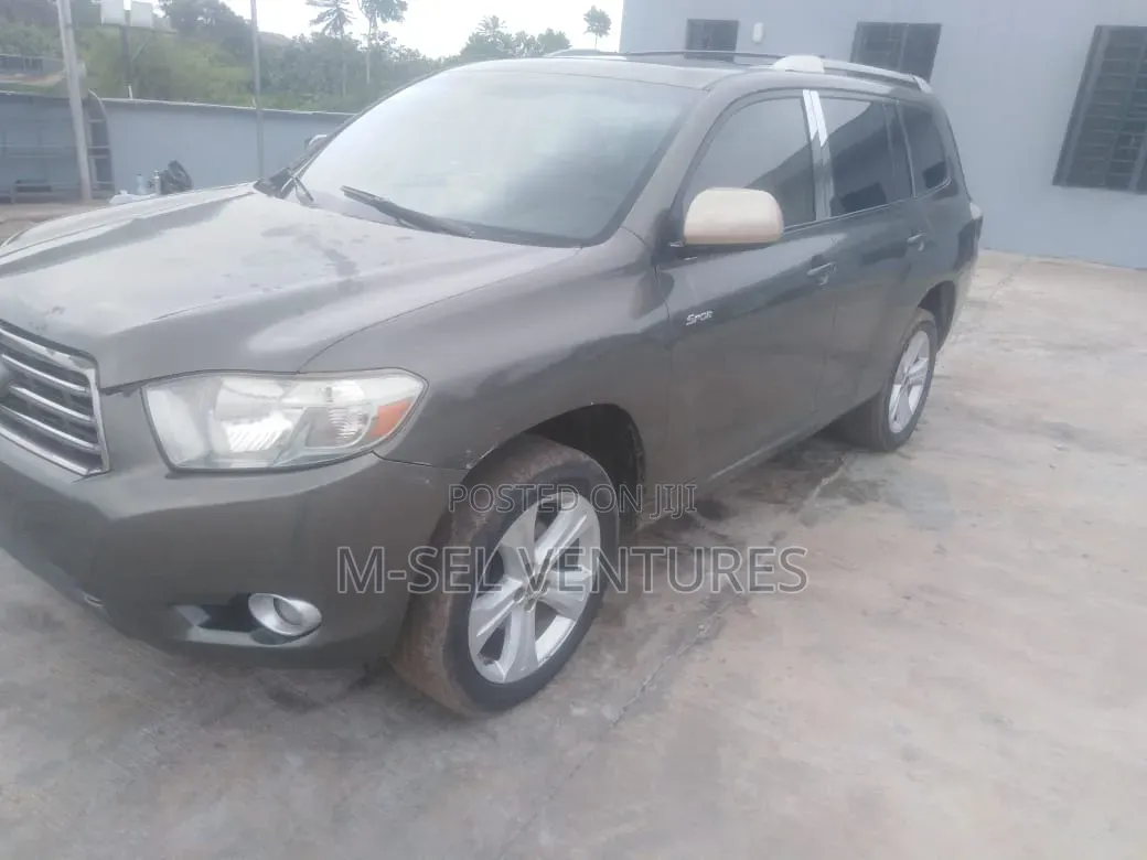 Toyota Highlander Sport 2008 Gray