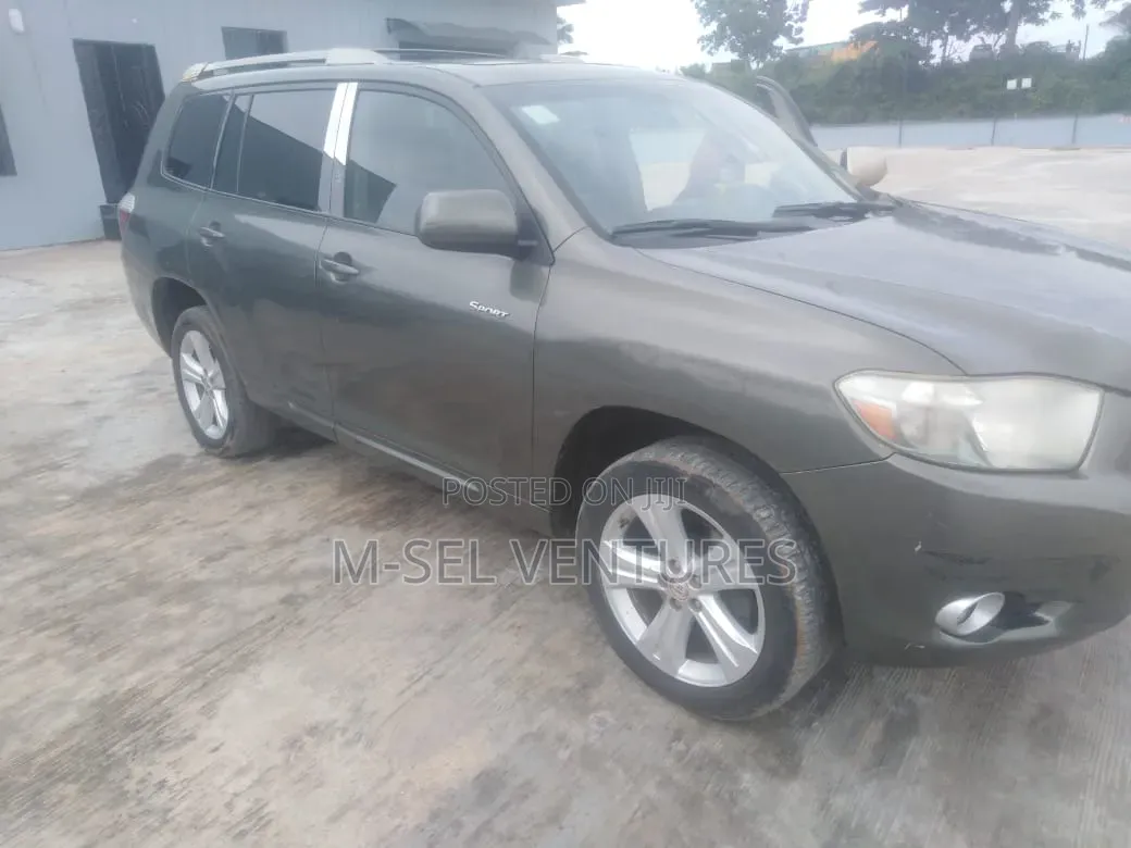 Toyota Highlander Sport 2008 Gray