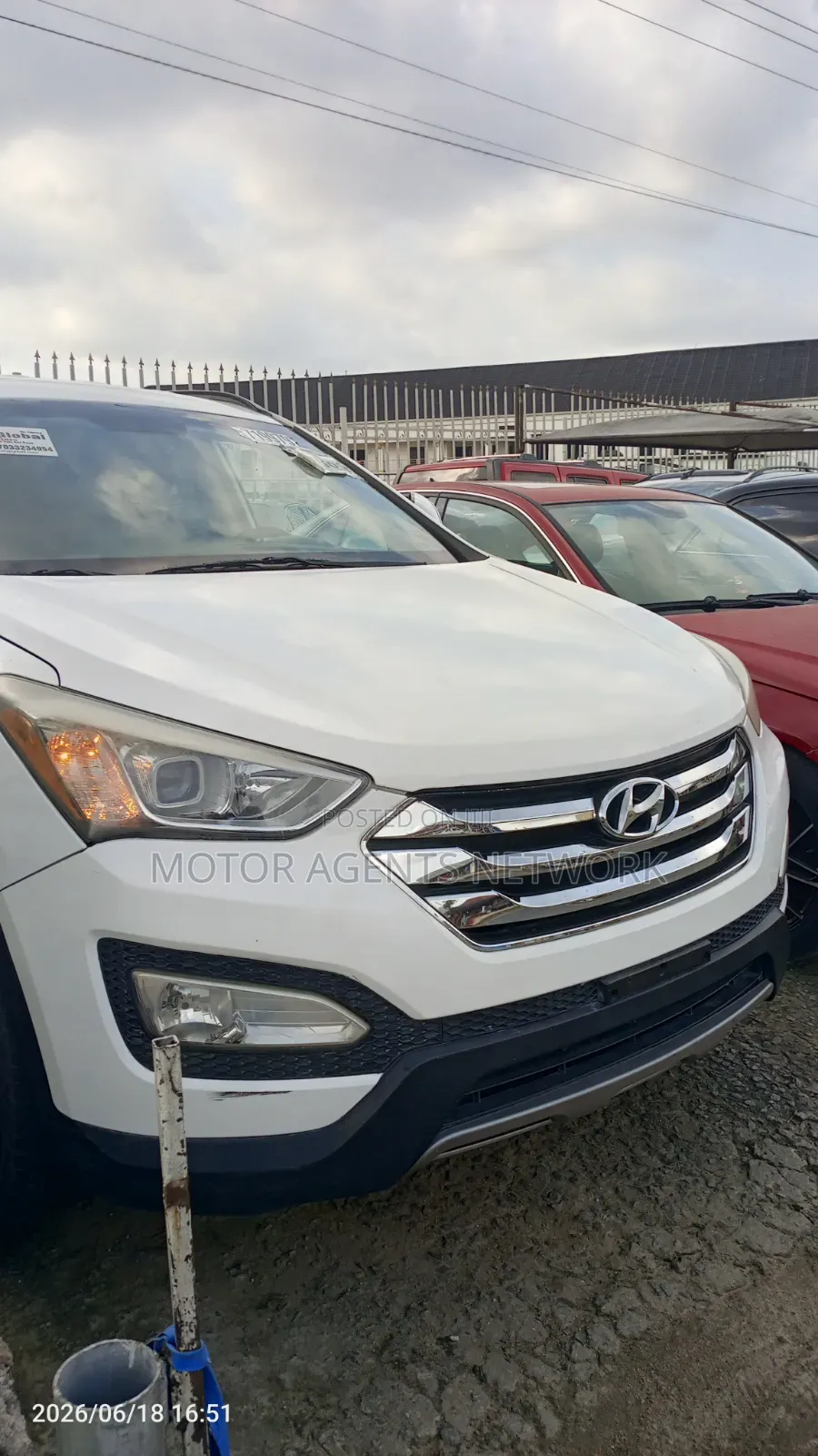 Hyundai Santa Fe 2014 White