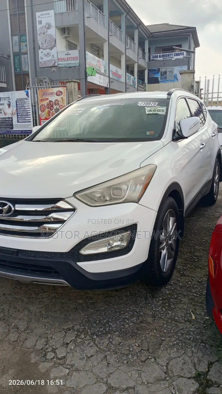 Hyundai Santa Fe 2014 White