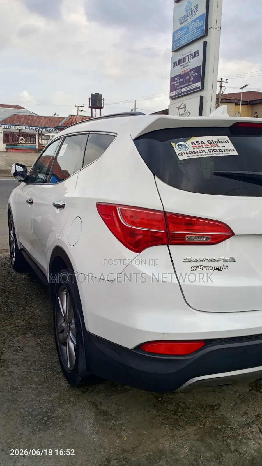 Hyundai Santa Fe 2014 White