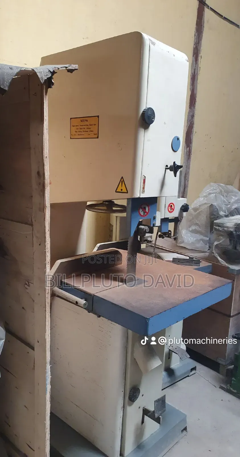 Mj396 High-Speed Woodworking Band Saw.