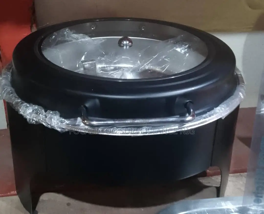 Sunnex Roll Top Chafing Dish -Stainless Steel, Black
