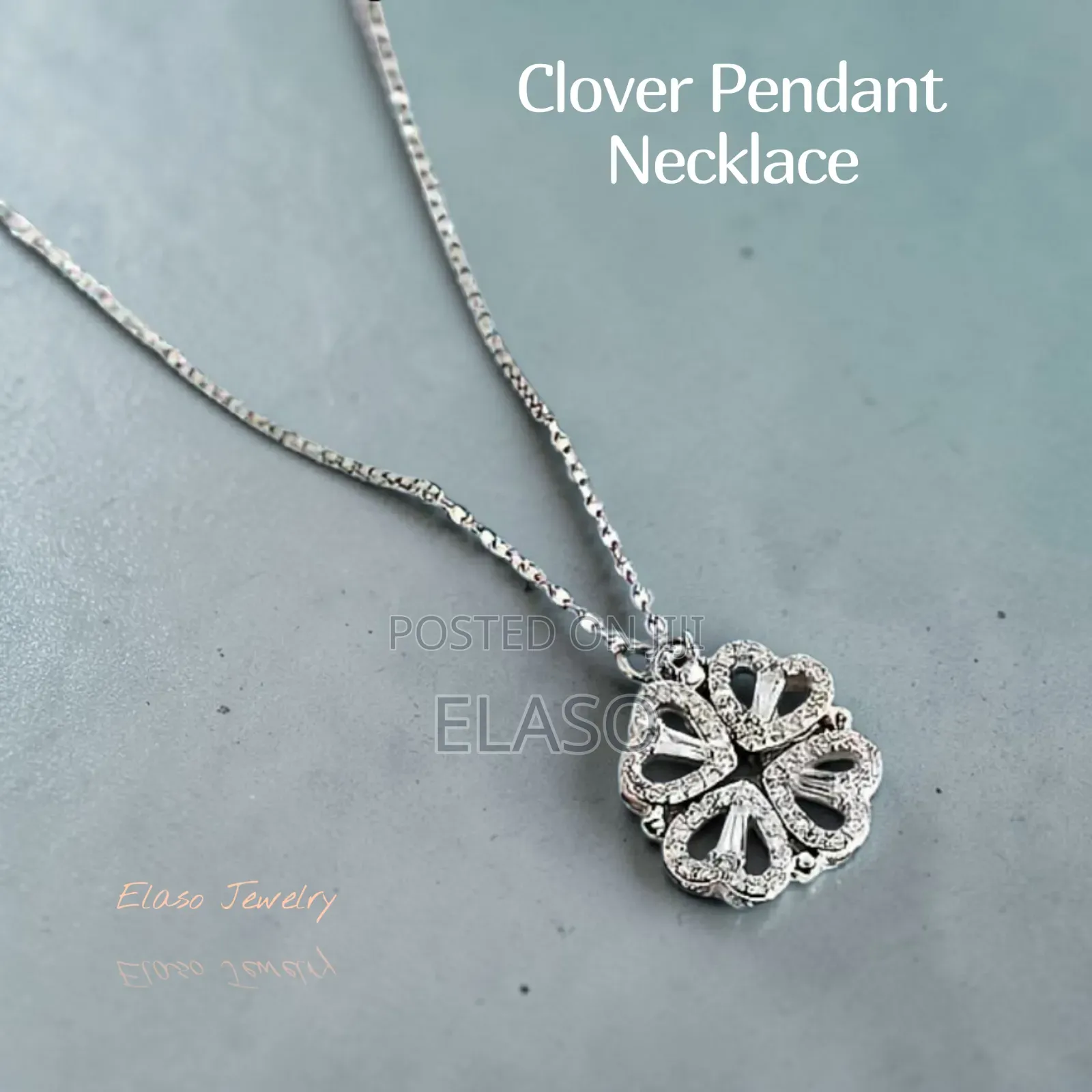Light Luxury One-Style Two-Wear Lucky Clover Pendant Necklace
