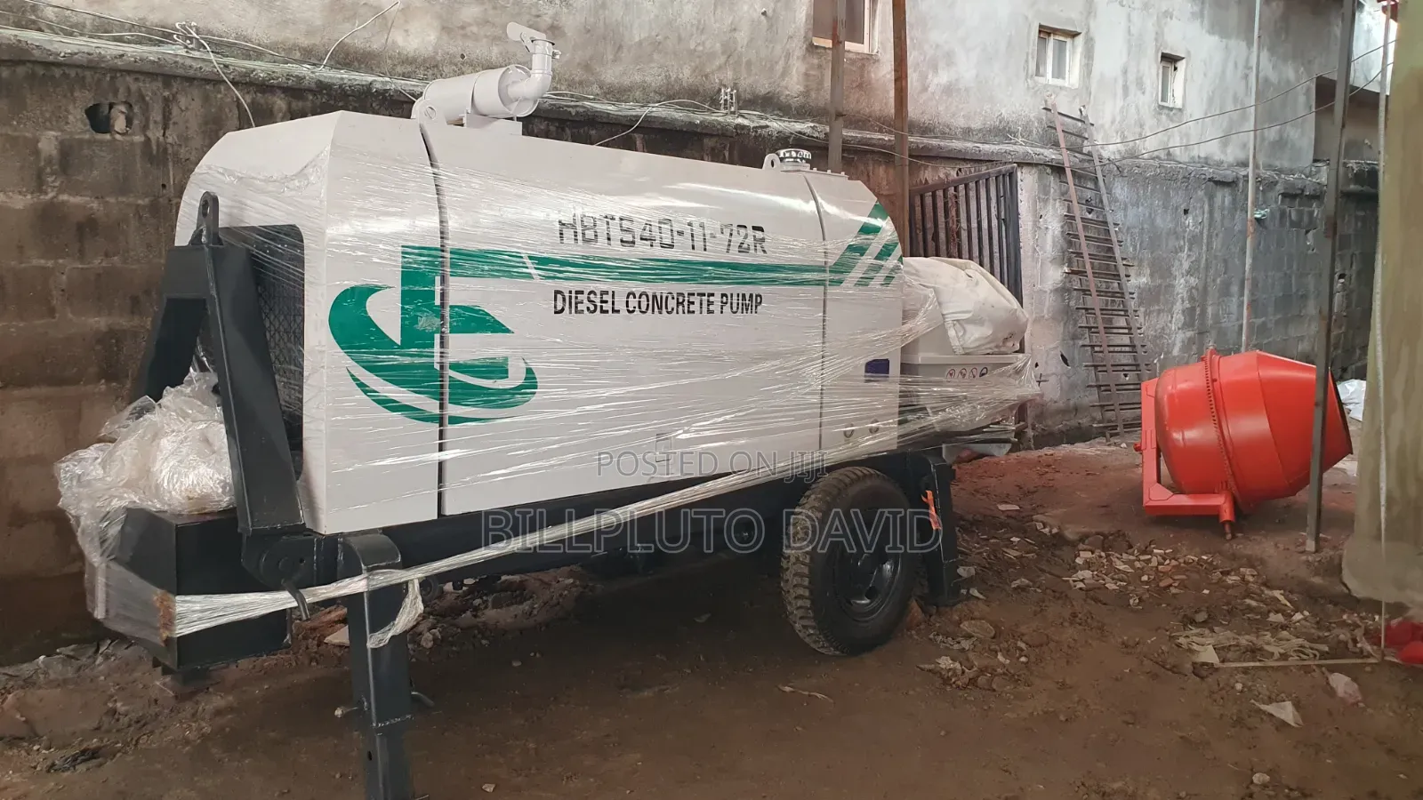 Tobemac Hbts80 Diesel Concrete Pump,