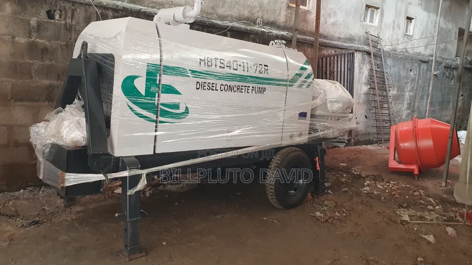 Tobemac Hbts80 Diesel Concrete Pump,