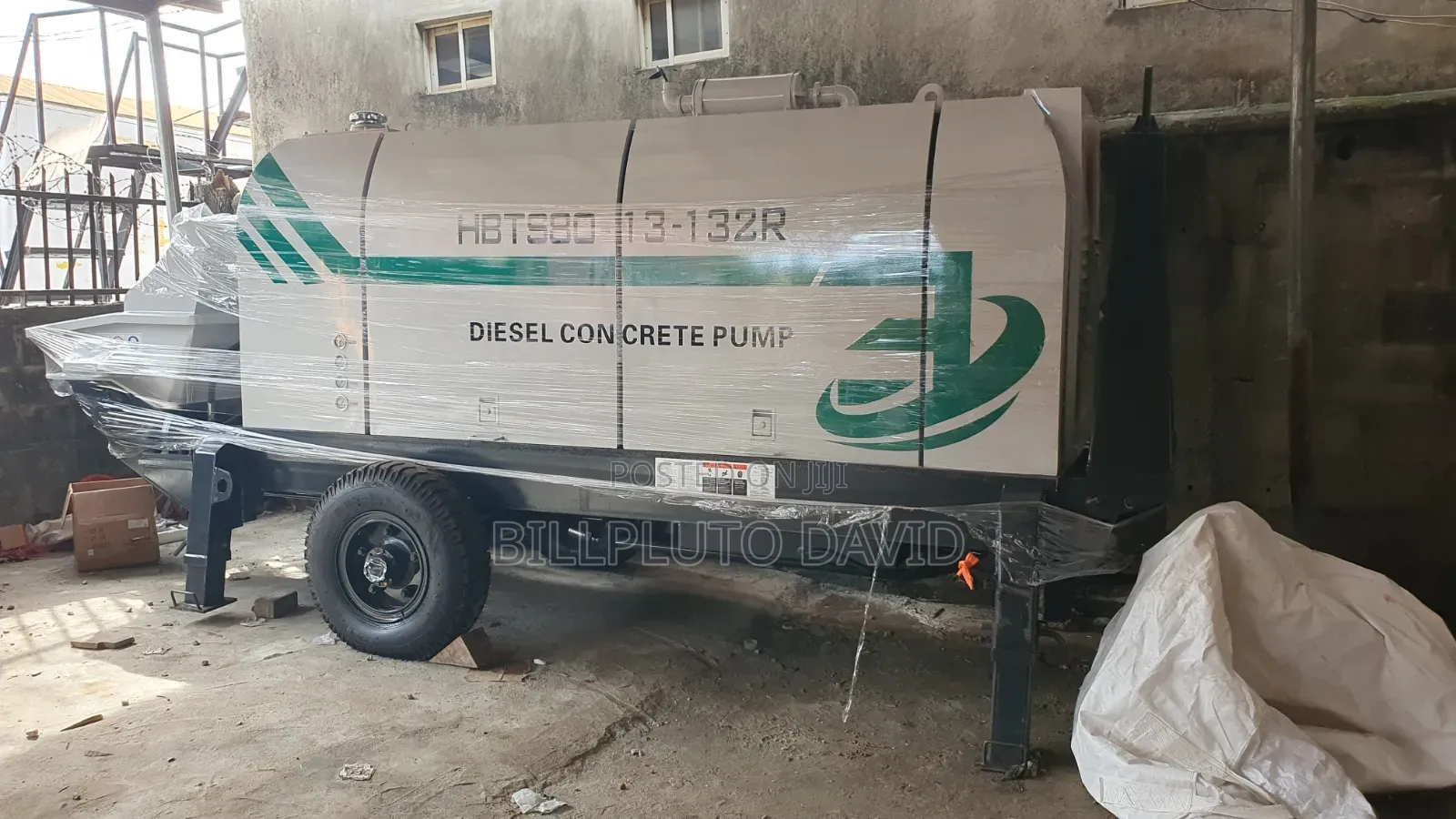 Tobemac Hbts80 Diesel Concrete Pump,