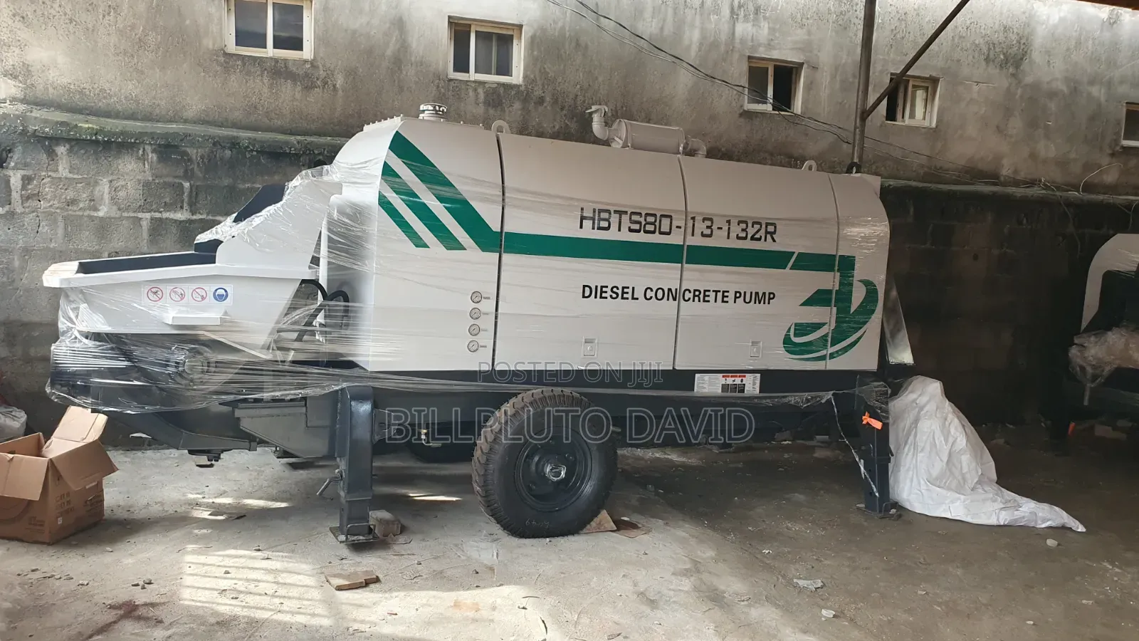 Tobemac Hbts80 Diesel Concrete Pump,