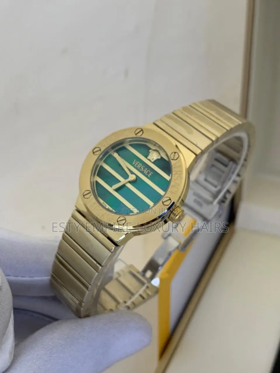 Versace Pure Silver Female Chain Wrist Watch