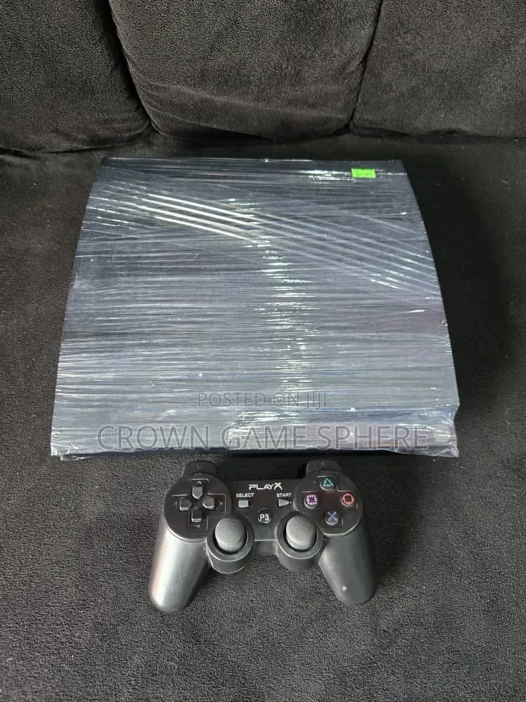 Clean Ps3 Slim With 1 Pad Hacked With 10 Games